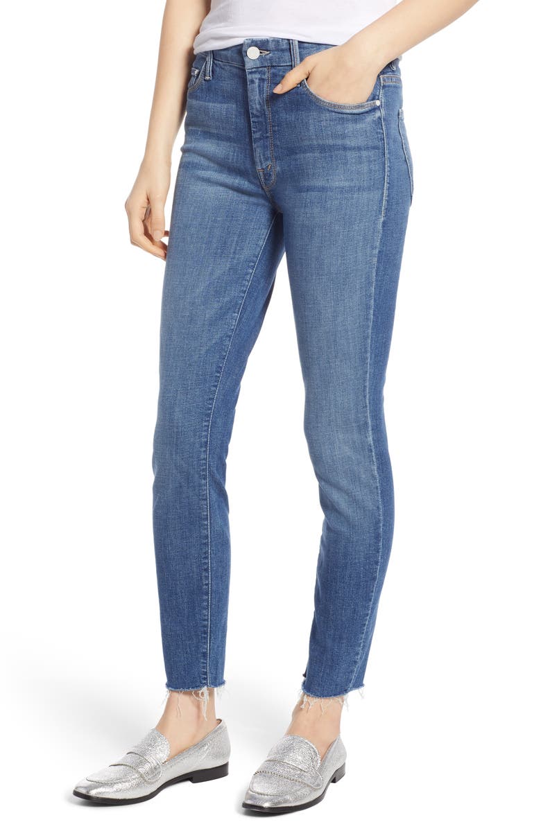 MOTHER The Looker Frayed Ankle Jeans (One Smart Cookie) | Nordstrom