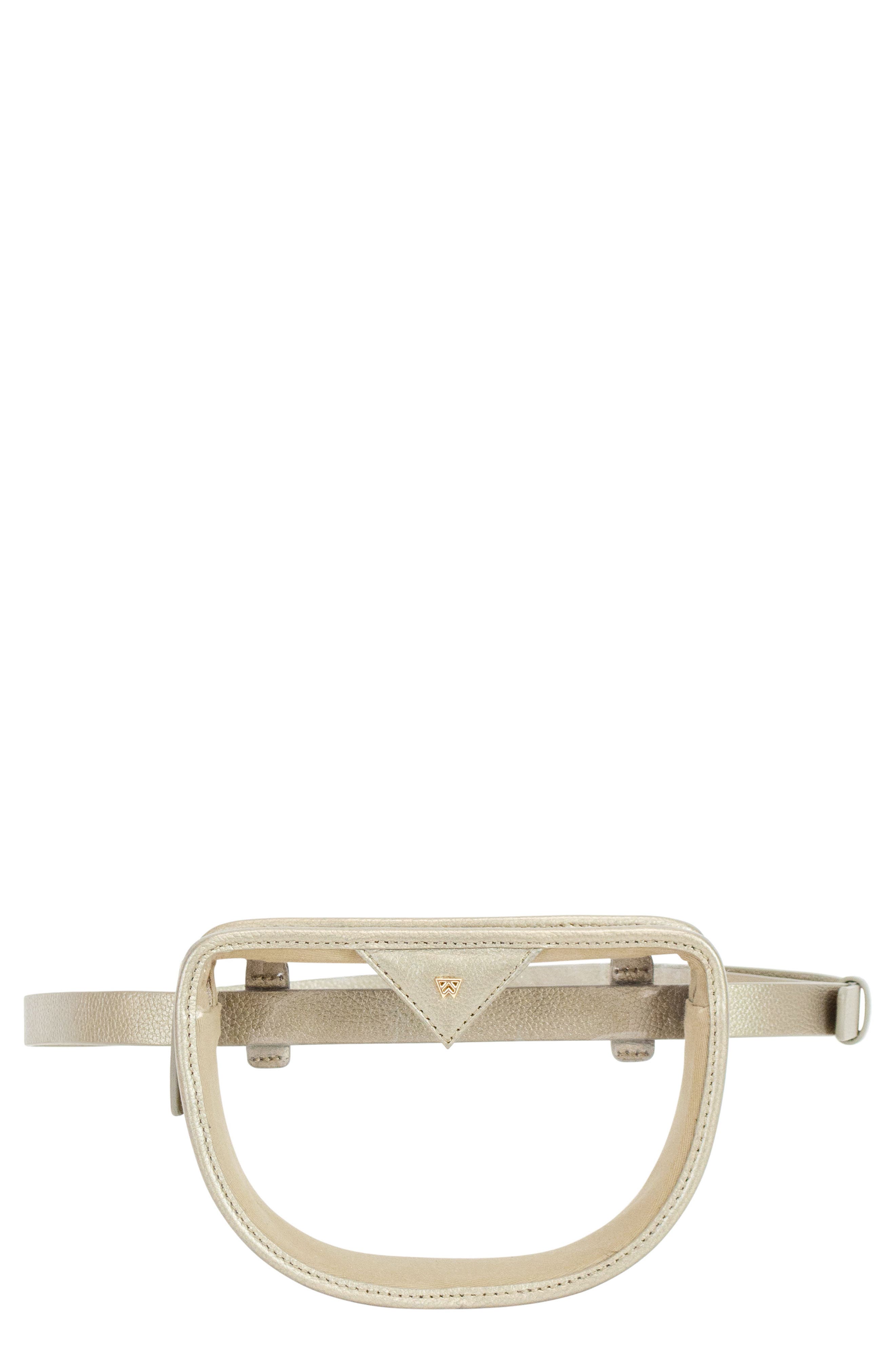 KELLY WYNNE Clear BRB Convertible Crossbody & Belt Bag, Main, color, MOON