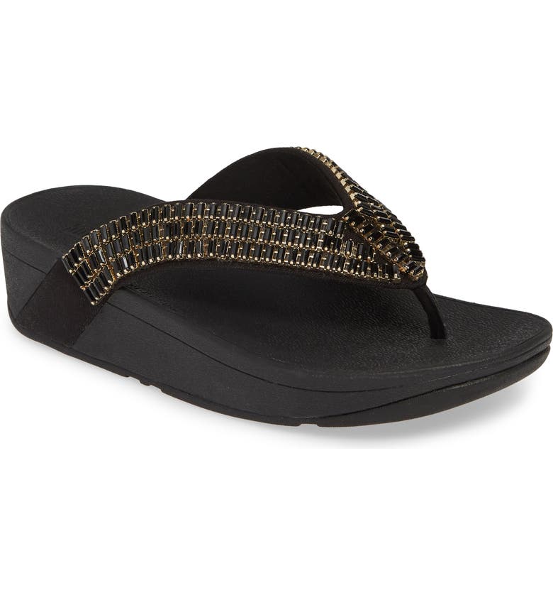 Fitflop Slippers SURFA CRYSTAL EMBELLISHED FLIP FLOP