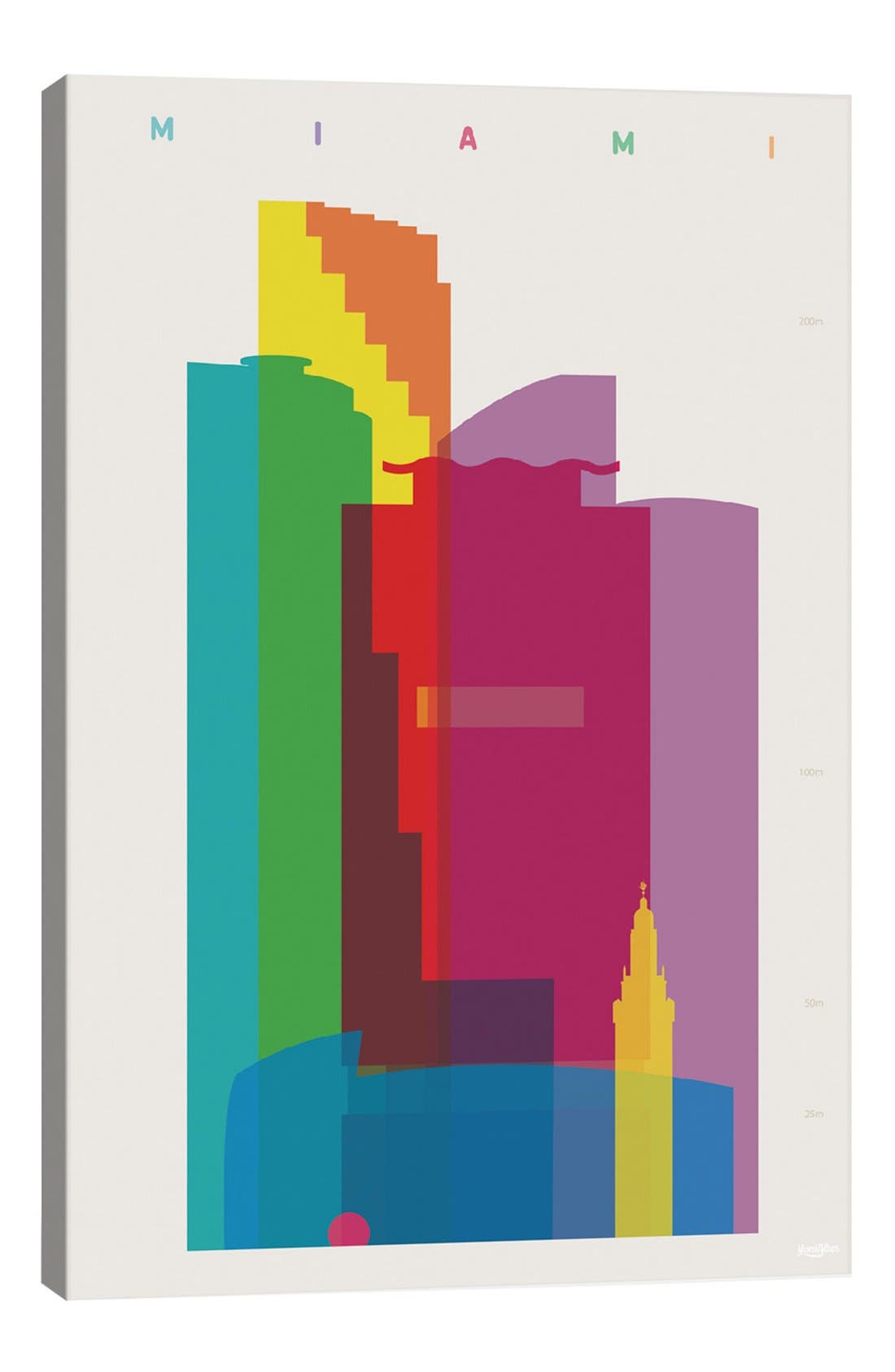 iCanvas 'Miami' Giclée Print Canvas Art Nordstrom