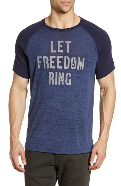 John Varvatos T-shirts LET FREEDOM RING GRAPHIC T-SHIRT