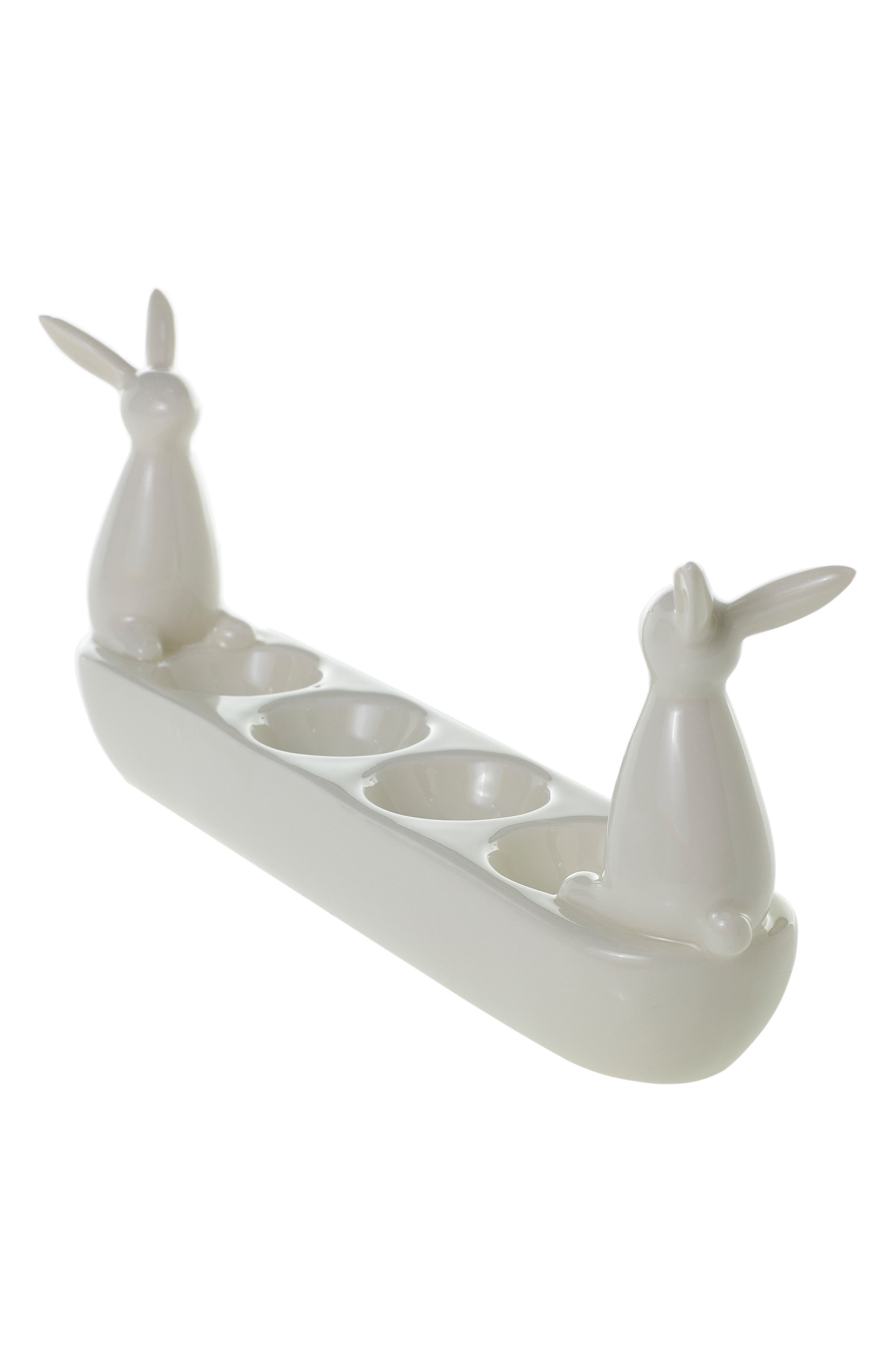 ACCENT DECOR Patch Egg Holder, Main, color, WHITE