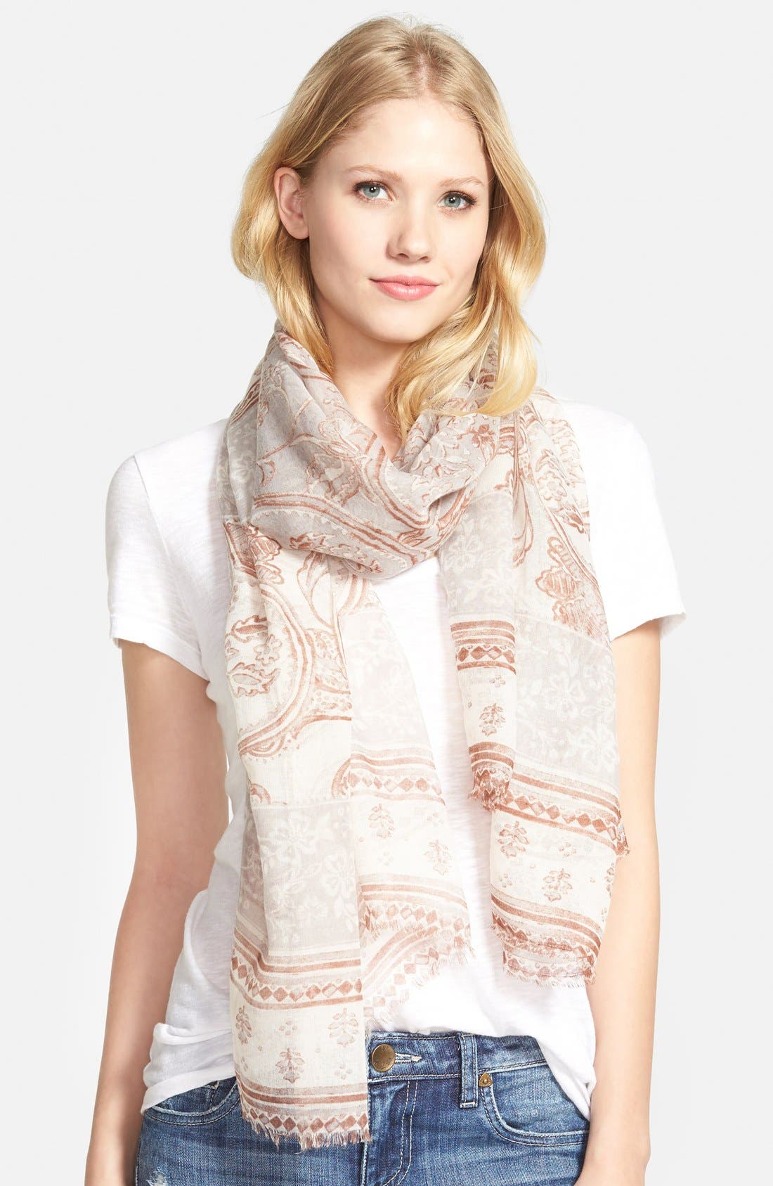 Nordstrom 'Coastal Toile' Scarf Nordstrom