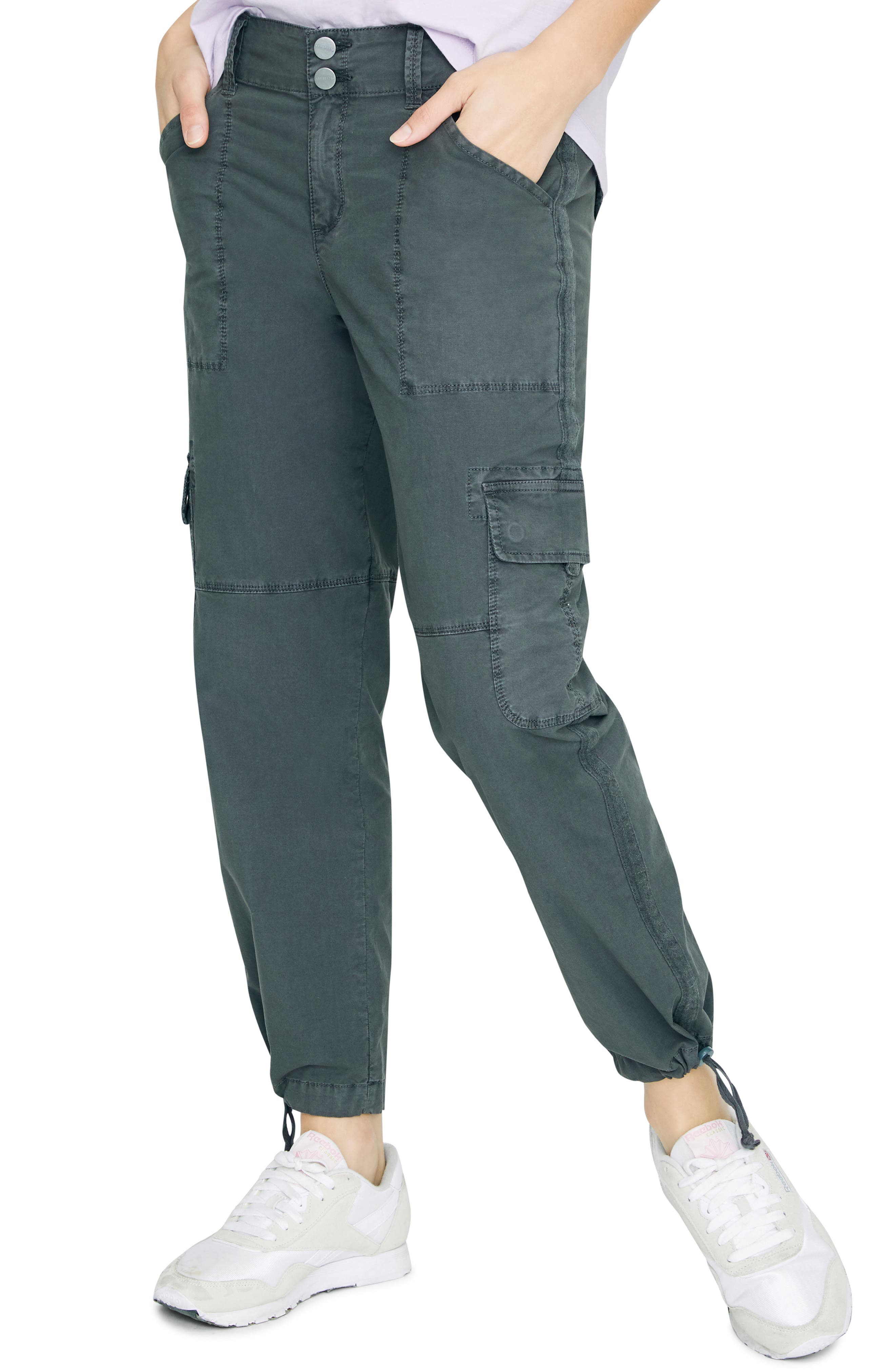 Sanctuary Terrain Crop Cargo Pants, Black