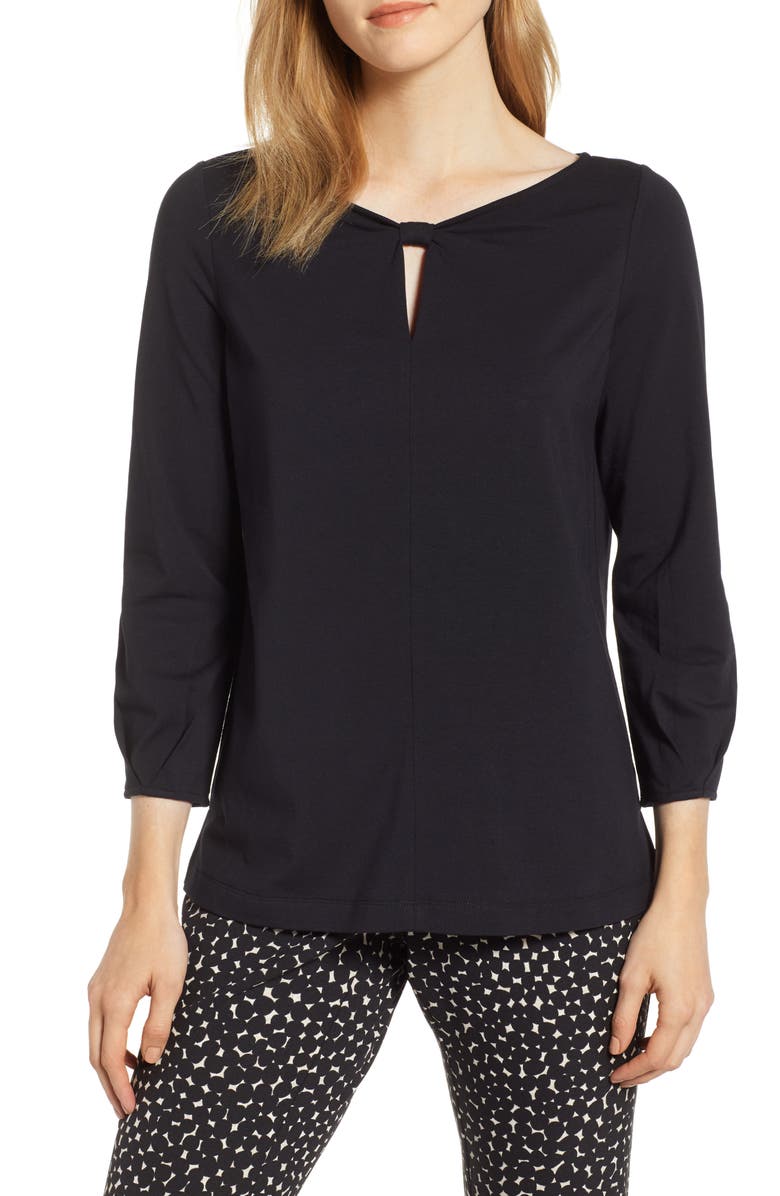 Nic+zoe Tops BOW TIE TOP