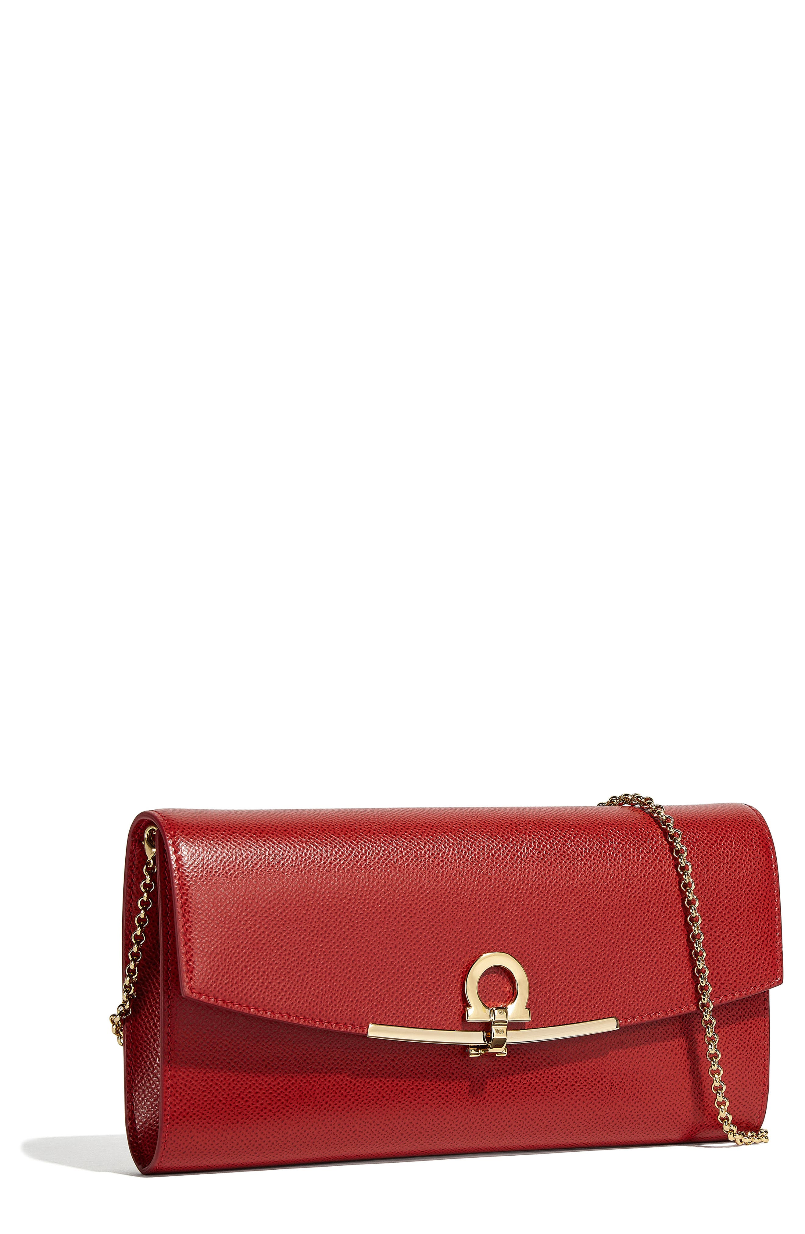 ferragamo gancio clutch