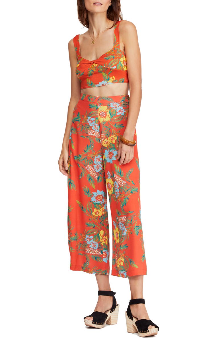 Free People Pants BLUE HORIZON CROP TOP & PANTS
