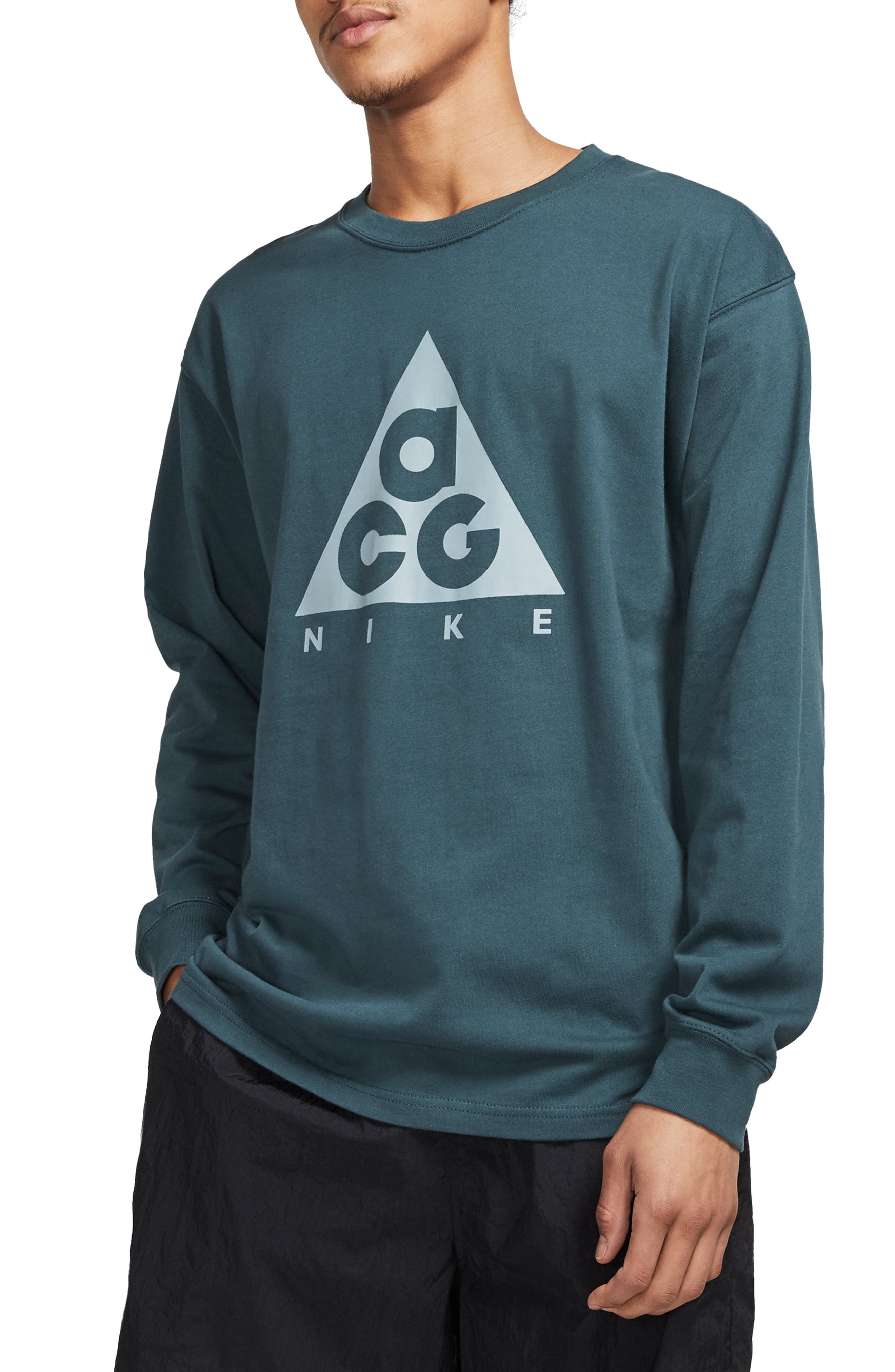 Nike Nrg All Conditions Gear Logo T-Shirt, Green