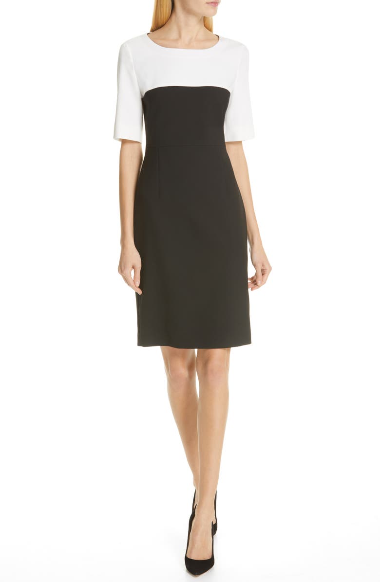 Boss Dresses DAINA COLORBLOCK SHEATH DRESS