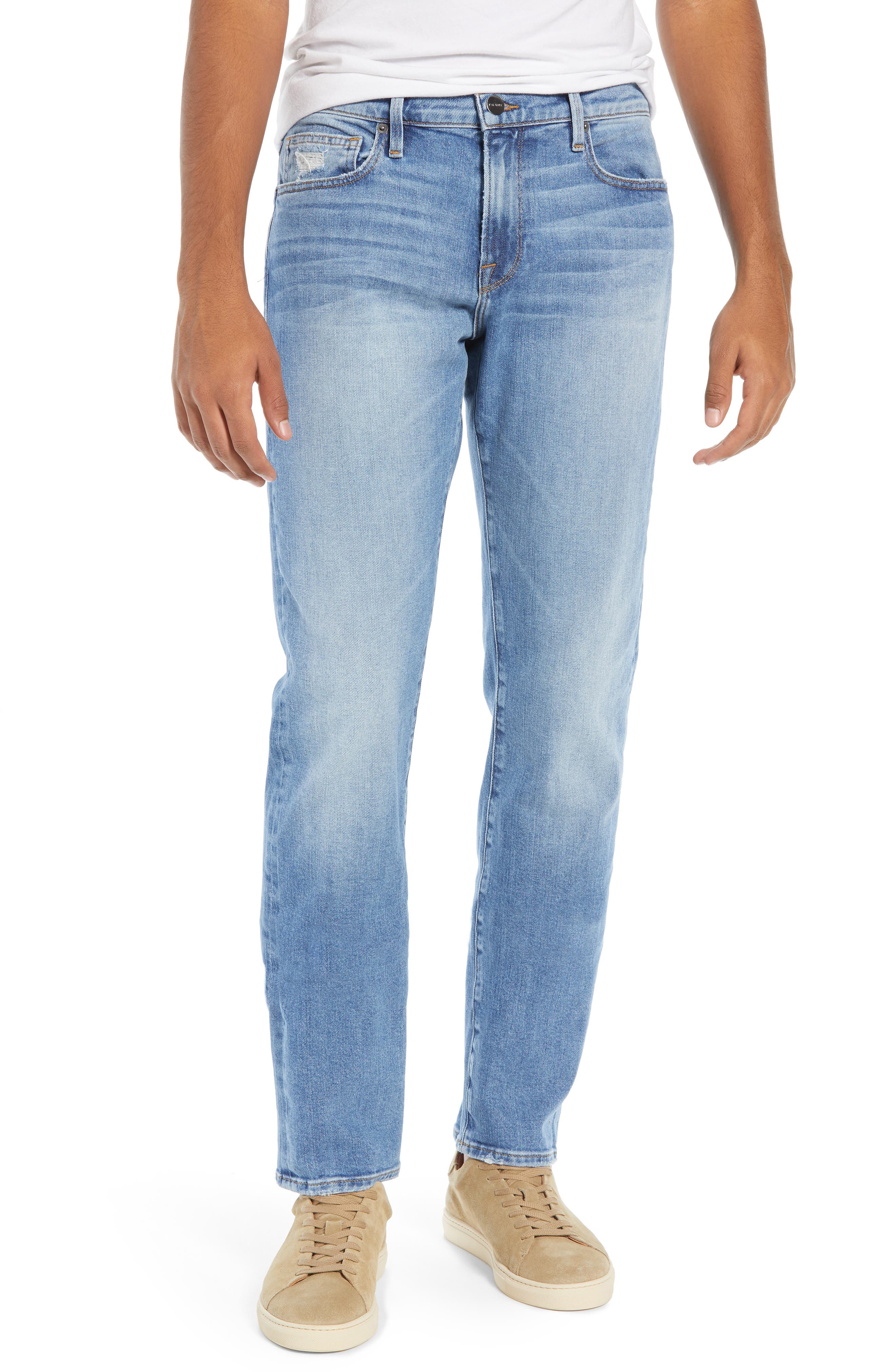 FRAME L'Homme Slim Fit Jeans (Blue Bay) Nordstrom