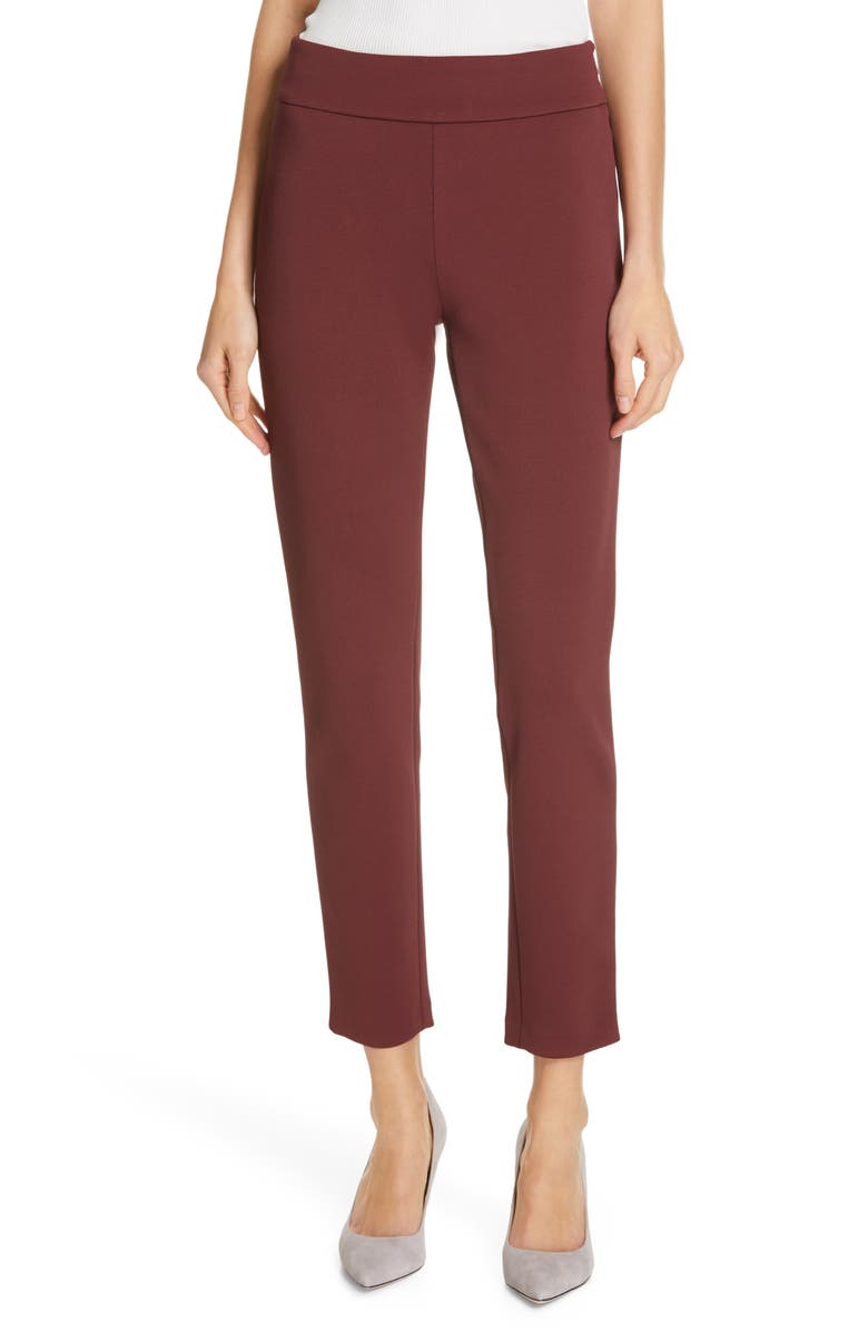 Boss Pants TELESTA SLIM-LEG JERSEY TROUSERS