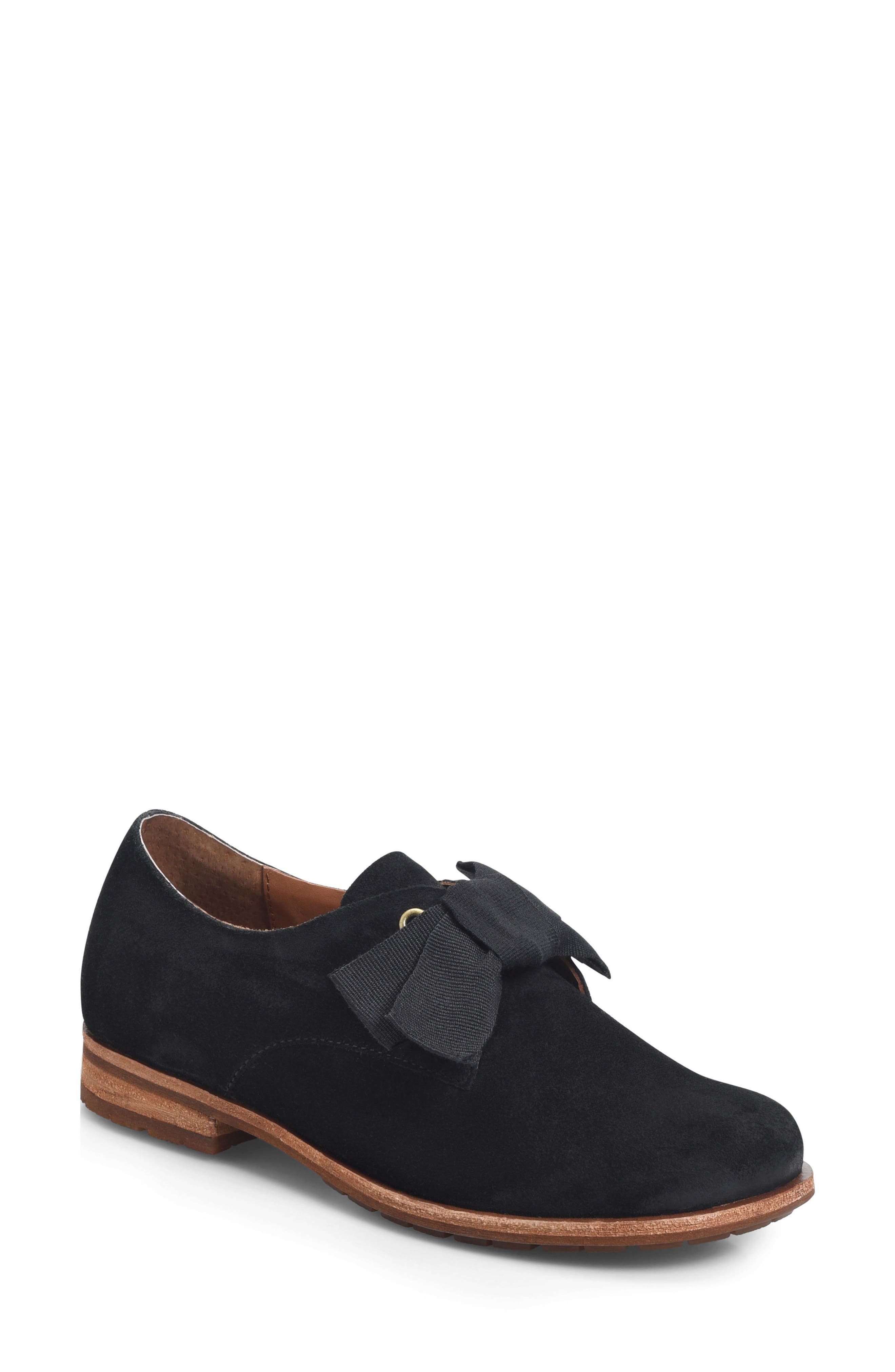 Kork-Ease Beryl Bow Flat, Black
