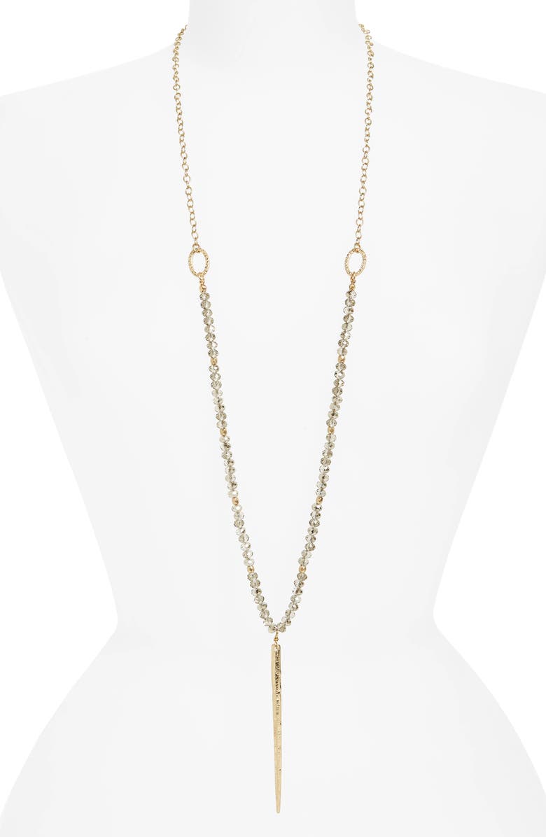 Canvas Jewelry Crystal & Spike Necklace | Nordstrom