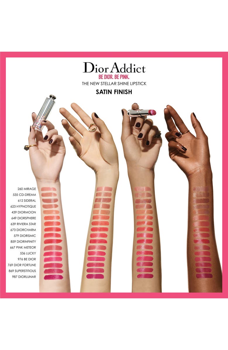 Dior Addict Stellar Shine Lipstick 536 Lucky 0.11 Oz/ 3.2 G