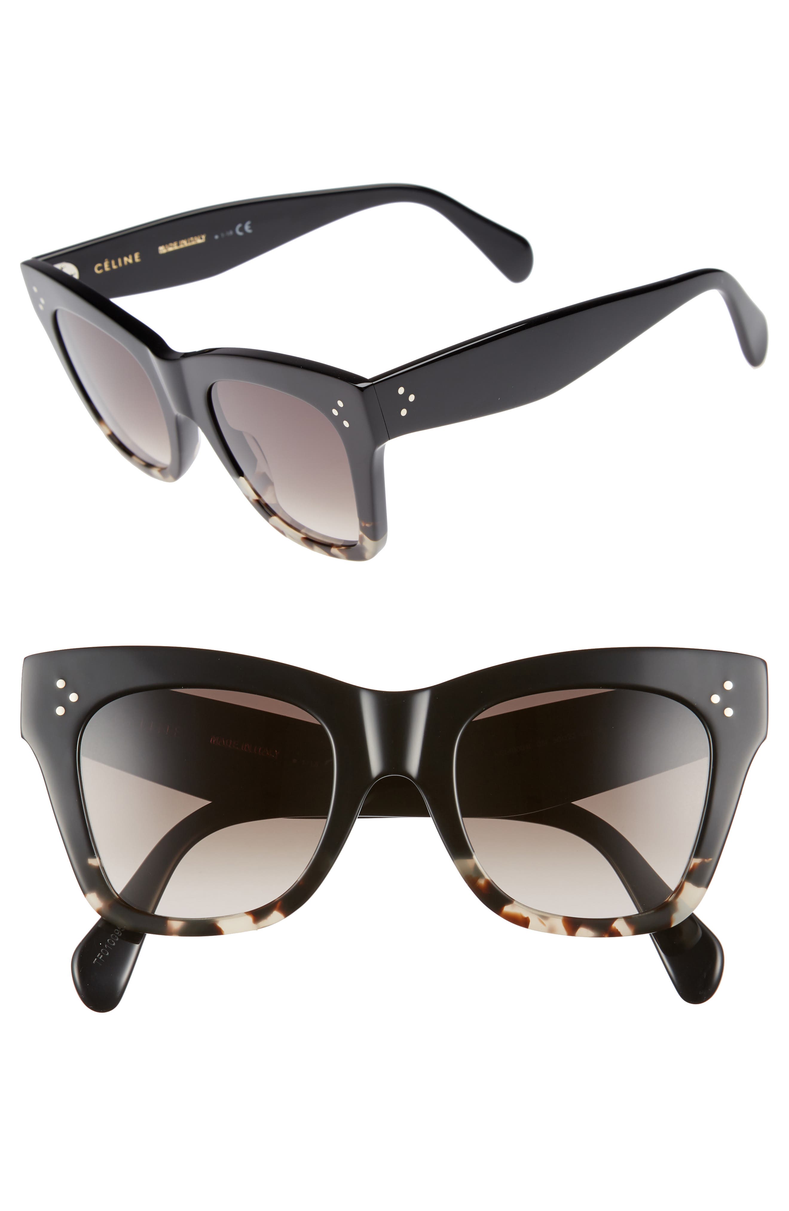 CELINE 50mm Gradient Butterfly Sunglasses Nordstrom