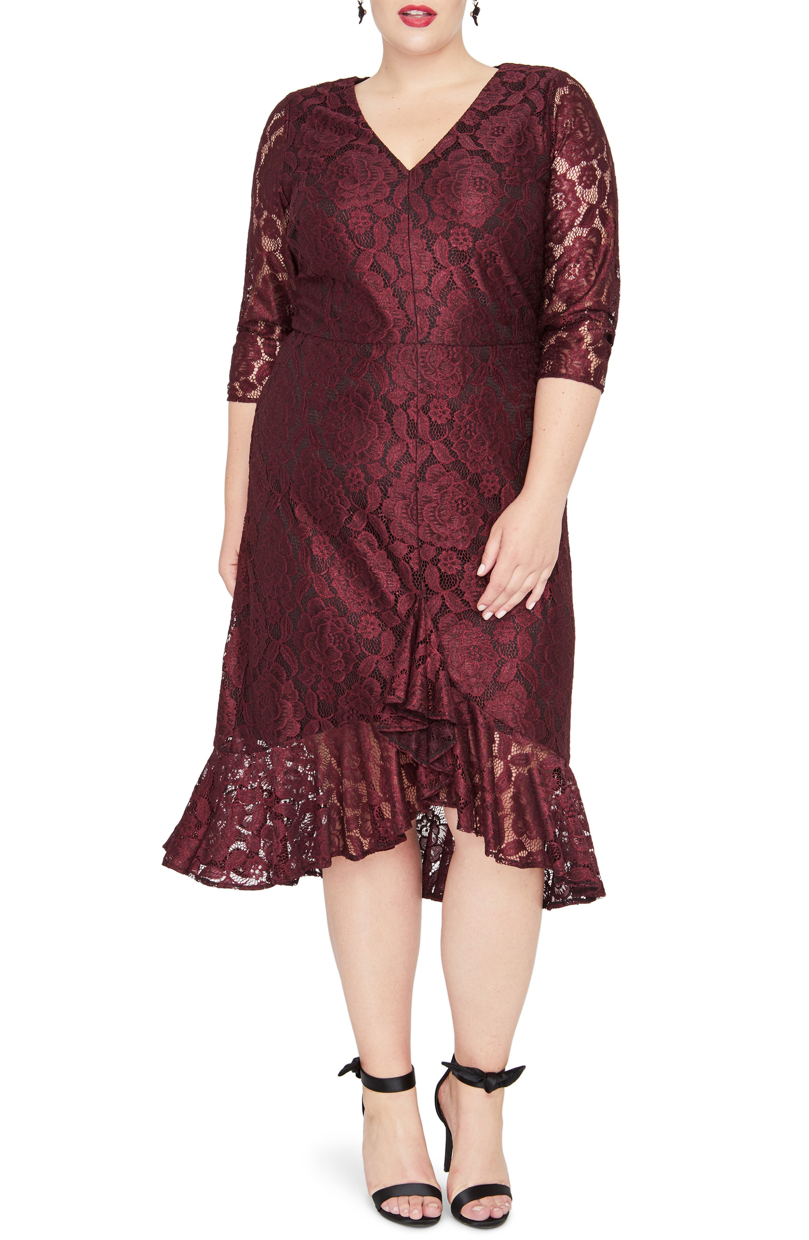 Plus Size Rachel Rachel Roy Parker Lace A-Line Dress
