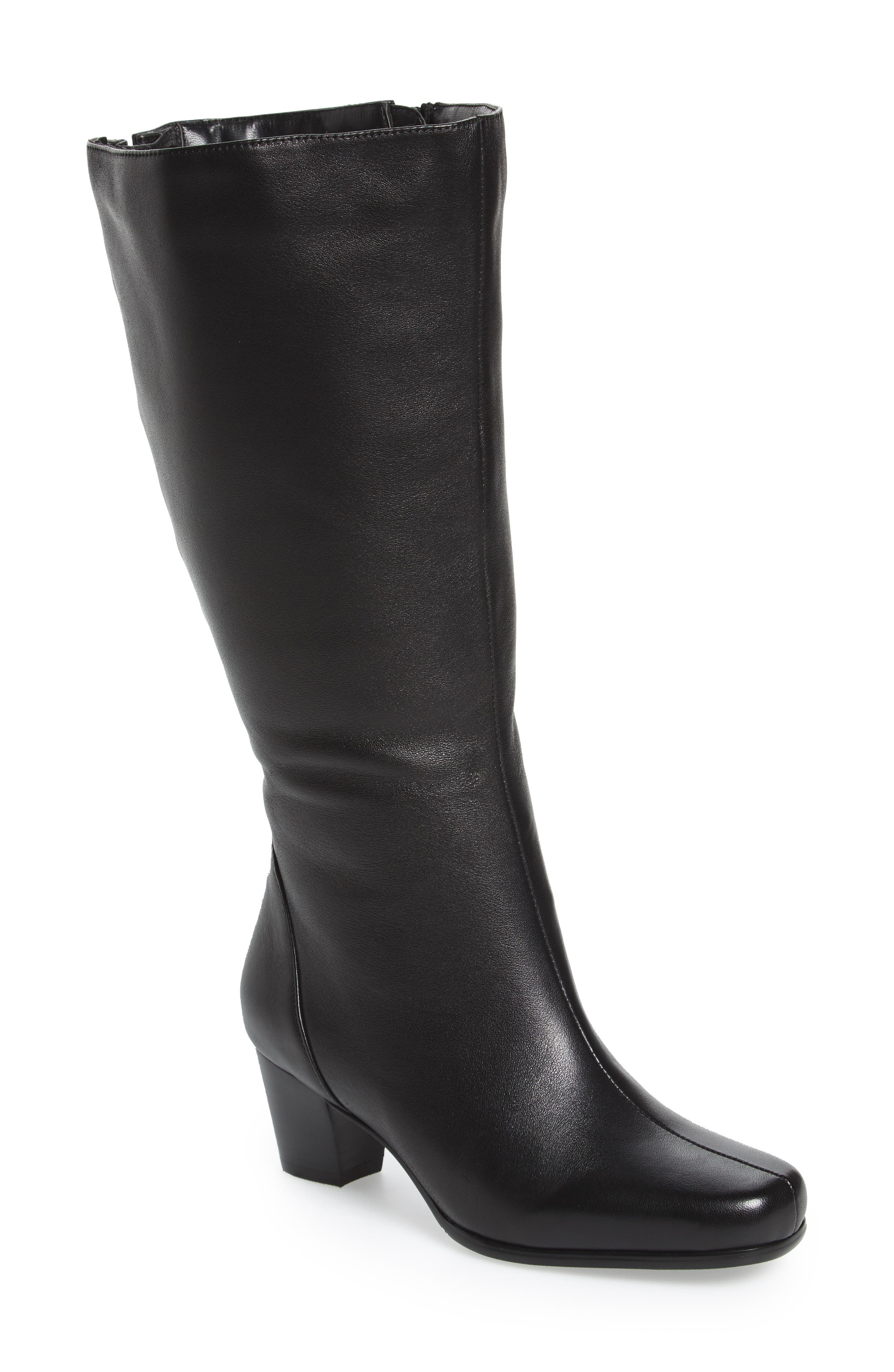 David Tate Tacoma 18 Tall Boot, Black