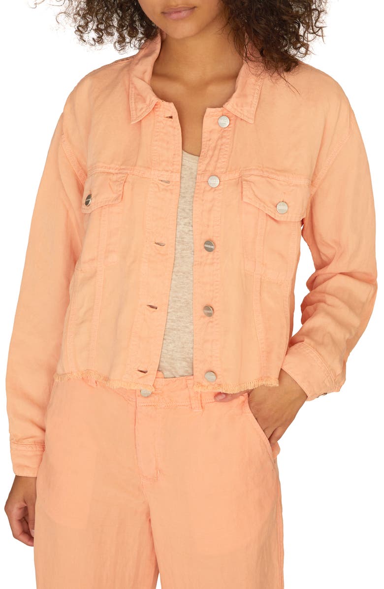 Sanctuary Jackets OPEN ROAD CROPPED TRUCKER JACKET