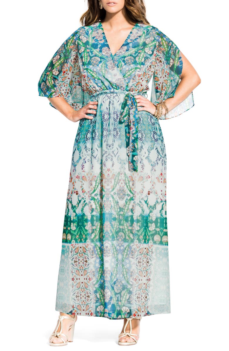 City Chic Dresses BELLA VACANZA COLLECTION ISTANBUL WOVEN MAXI DRESS