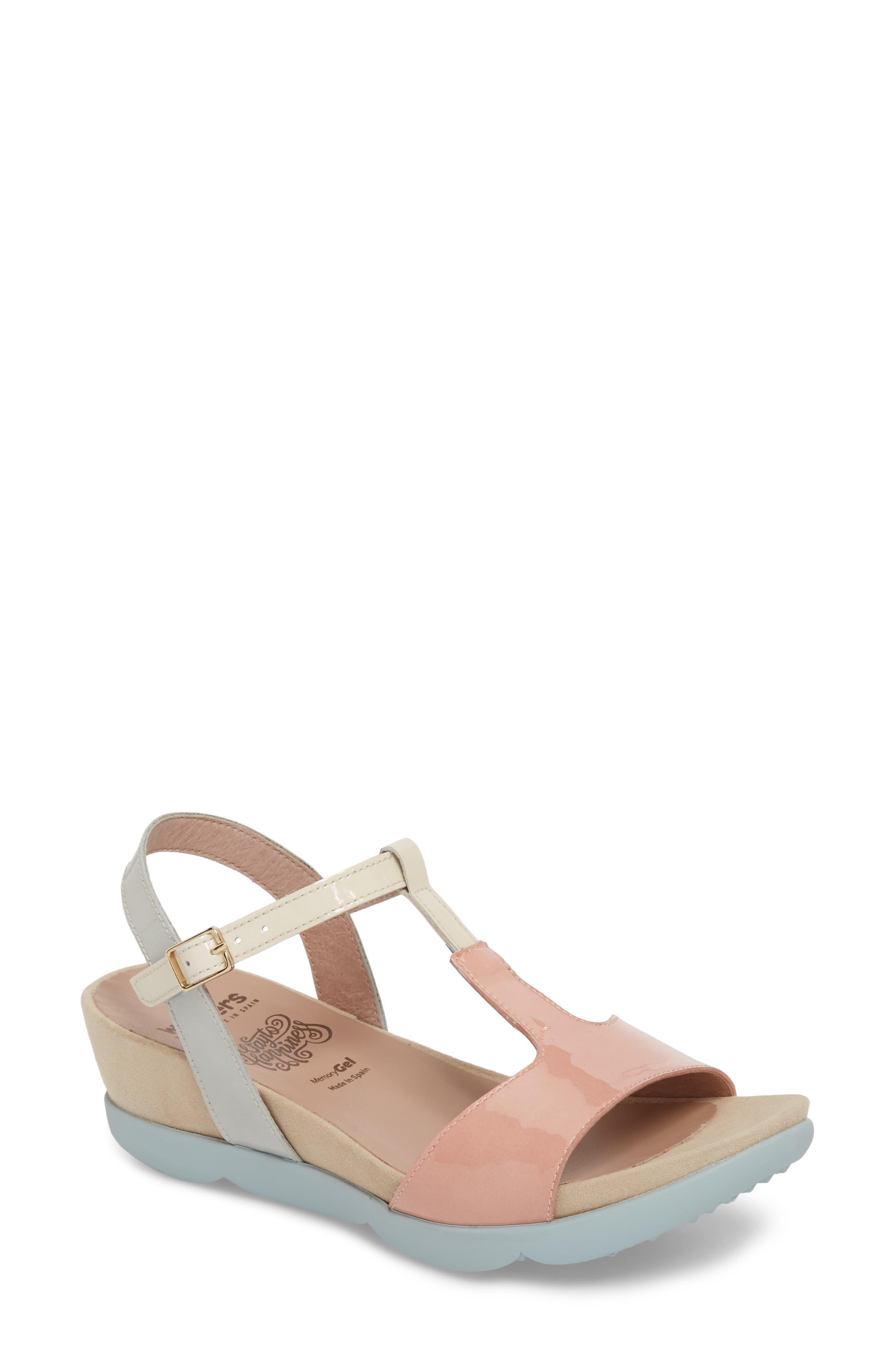 Wonders Wedge Sandal - Beige