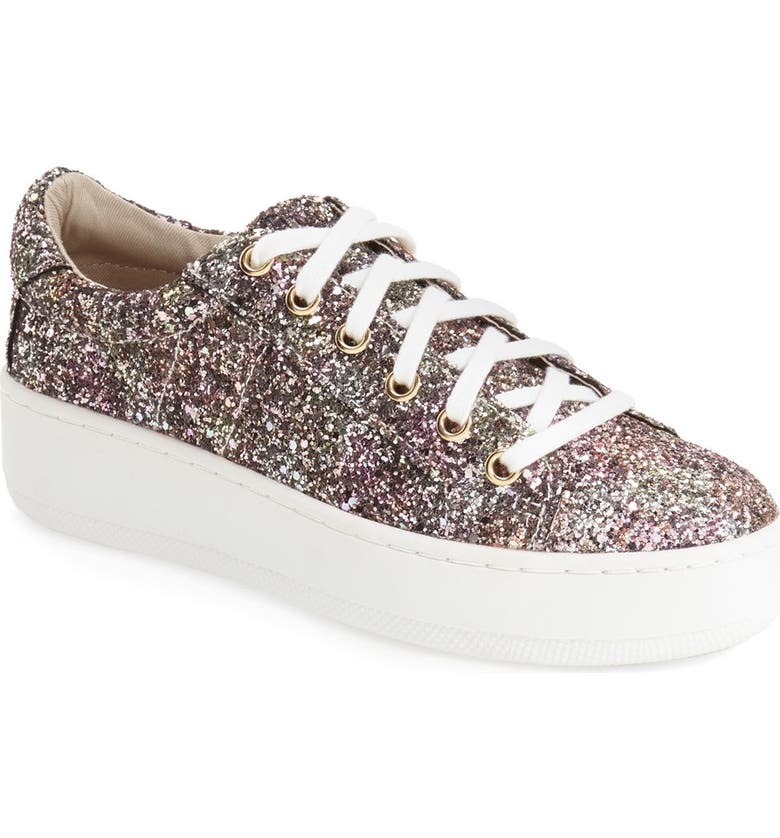 Steve Madden 'Bertie' Glitter Platform Sneaker (Women) | Nordstrom