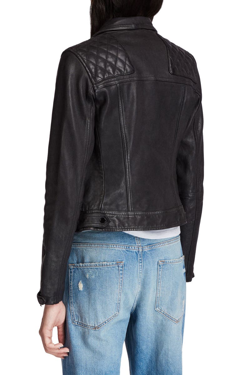ALLSAINTS CONROY LEATHER BIKER JACKET,WL096F