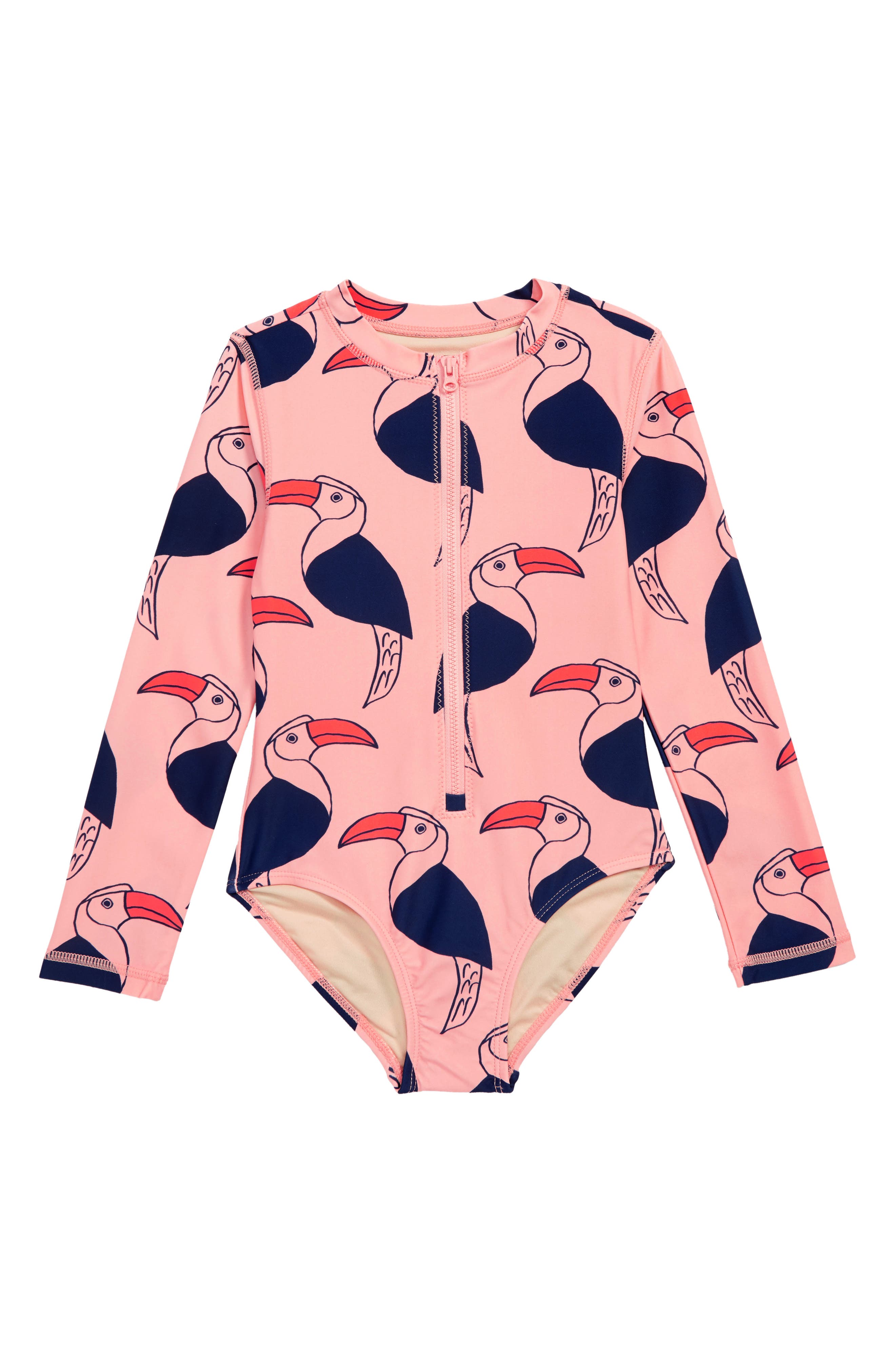 Tea Collection OnePiece Rashguard Swimsuit (Toddler Girls, Little