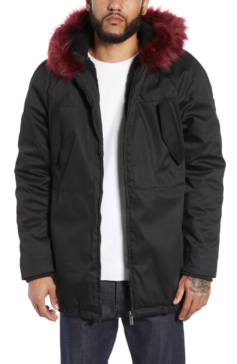 Native Youth Parka with Faux Fur Trim | Nordstrom