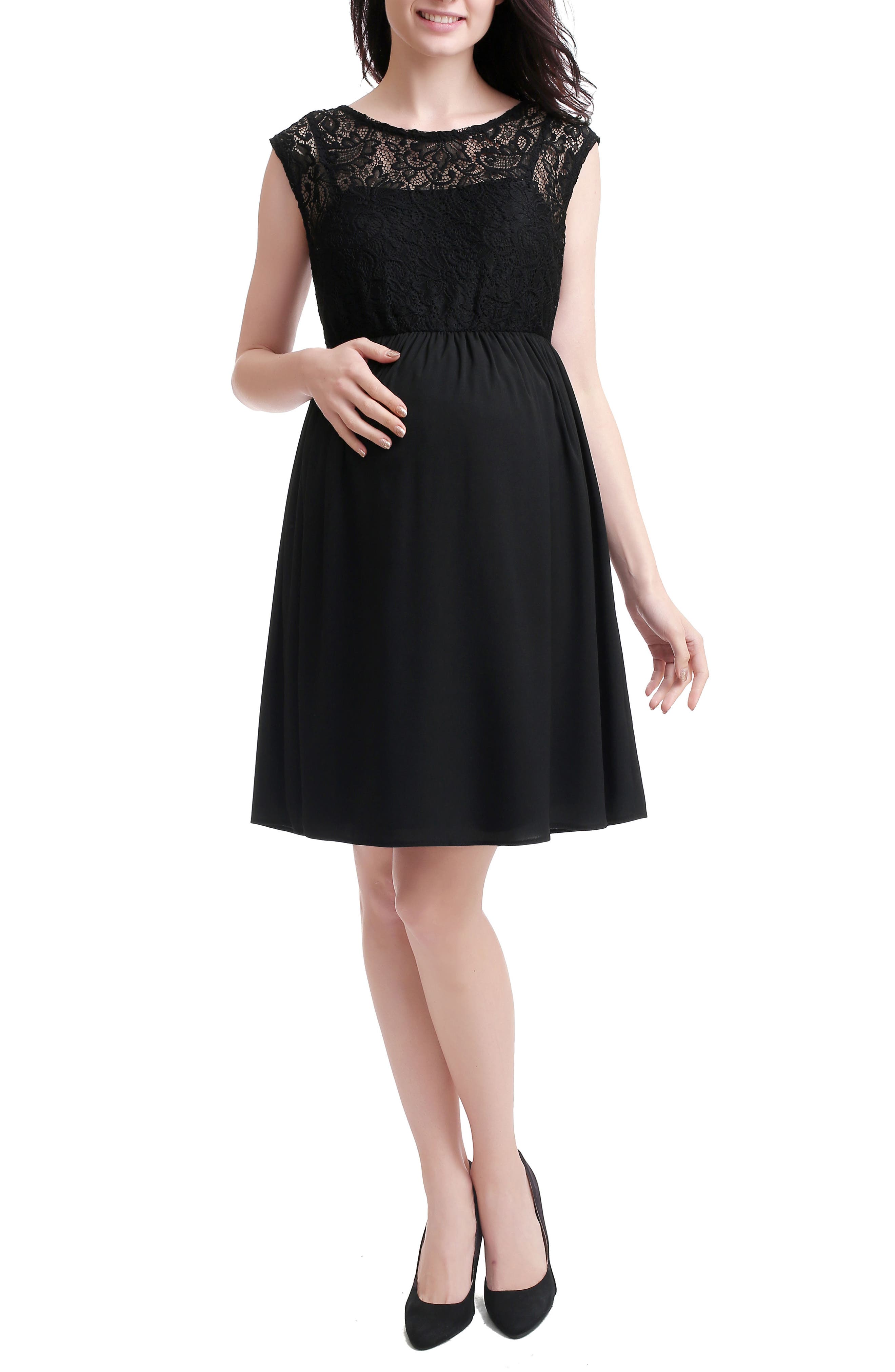 Kimi And Kai Genevieve Lace Maternity Dress