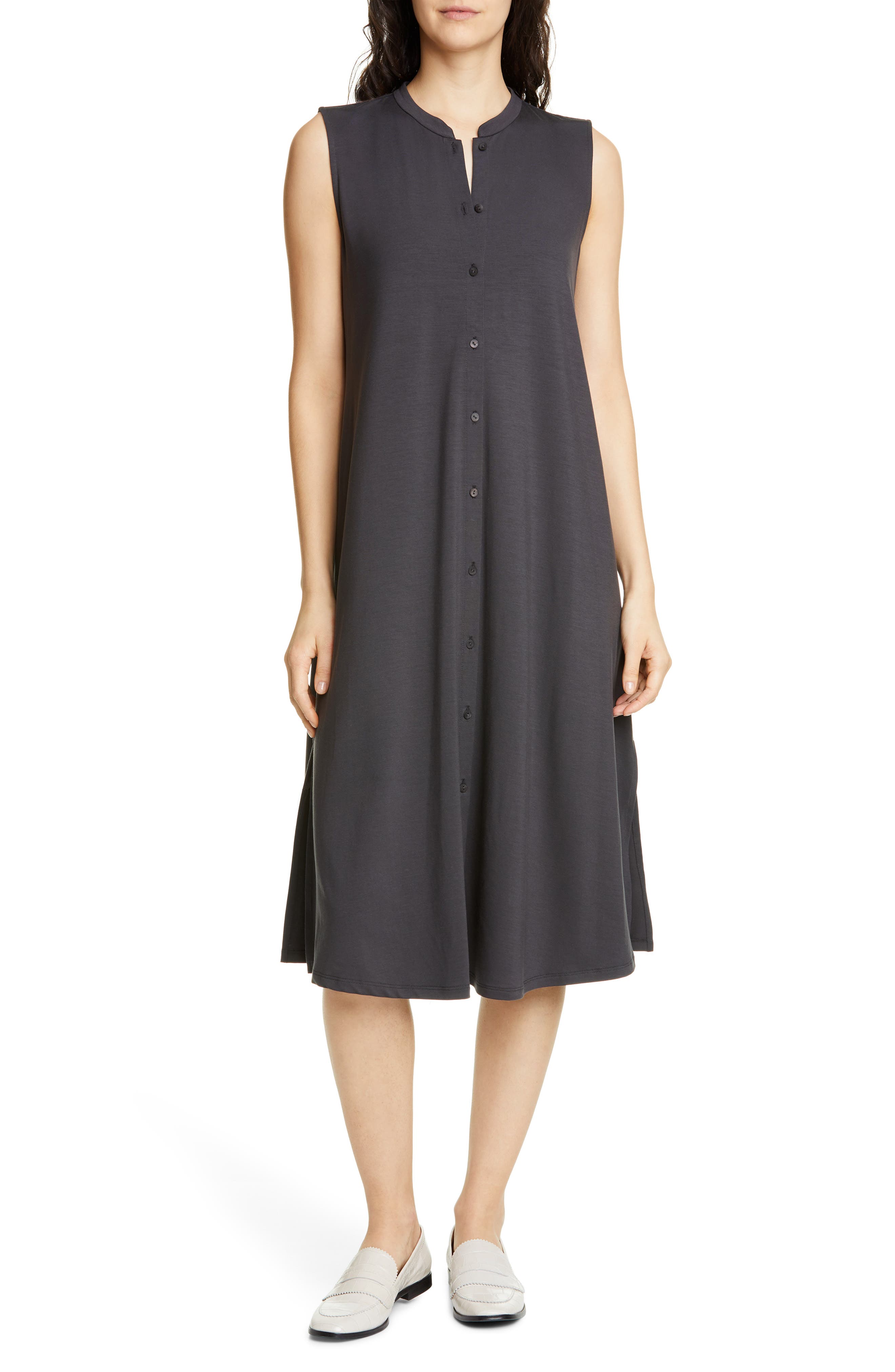 Eileen Fisher A-Line Dress, Grey