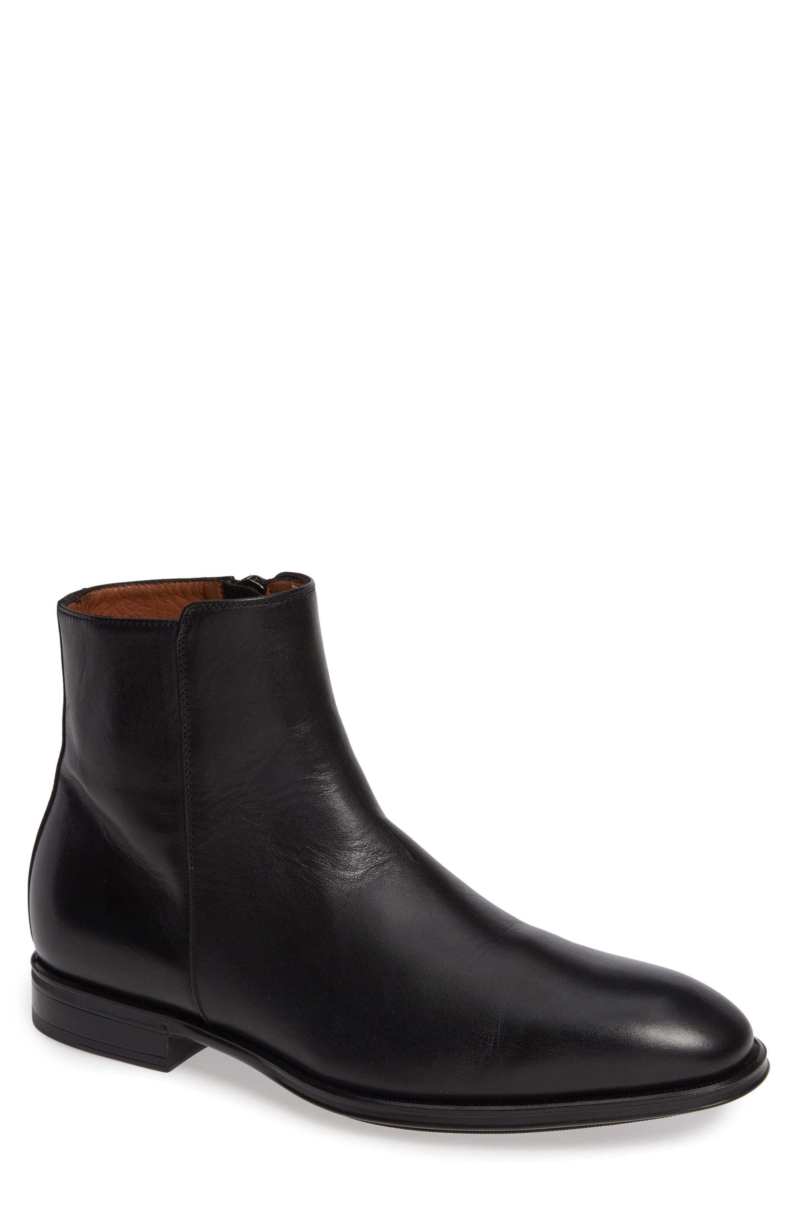 Aquatalia Daniel Water Resistant Zip Boot, Black