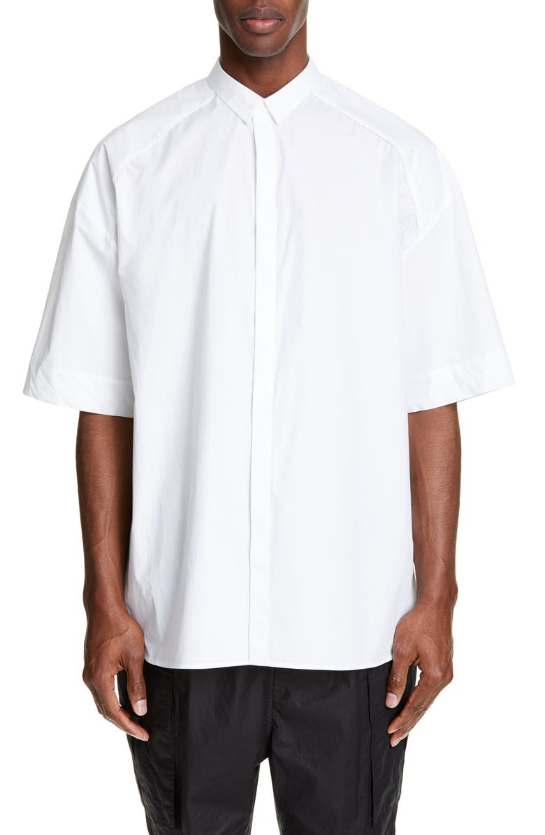 Juun.j T-shirts OVERSIZE WOVEN SHIRT WITH BACK VENT