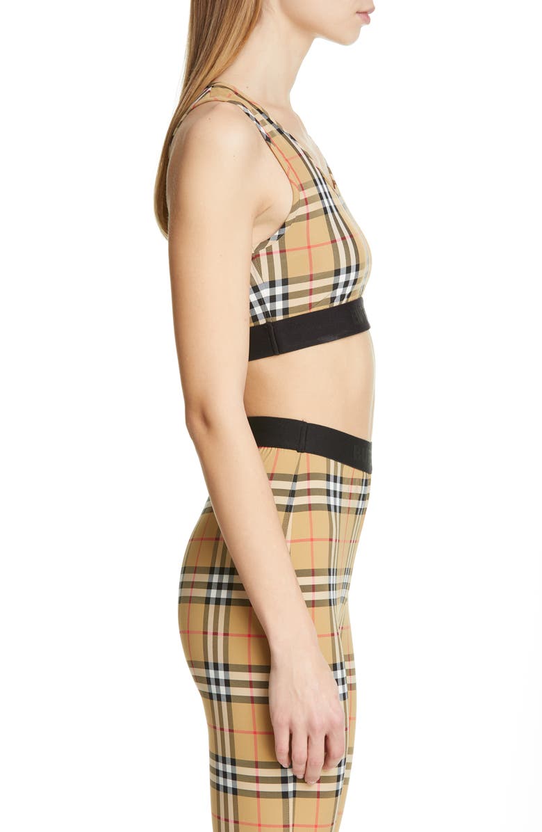BURBERRY DALBY VINTAGE CHECK BRA,8012451