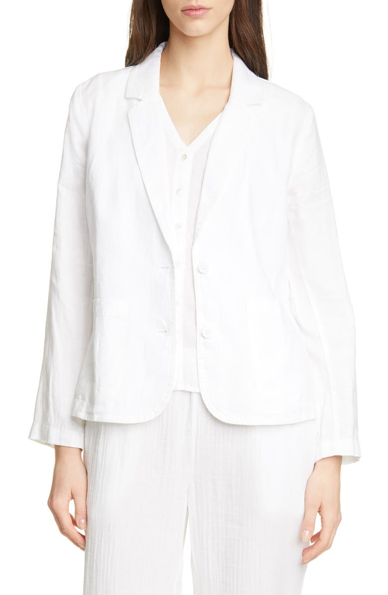 Eileen Fisher Blazers ORGANIC LINEN BLAZER
