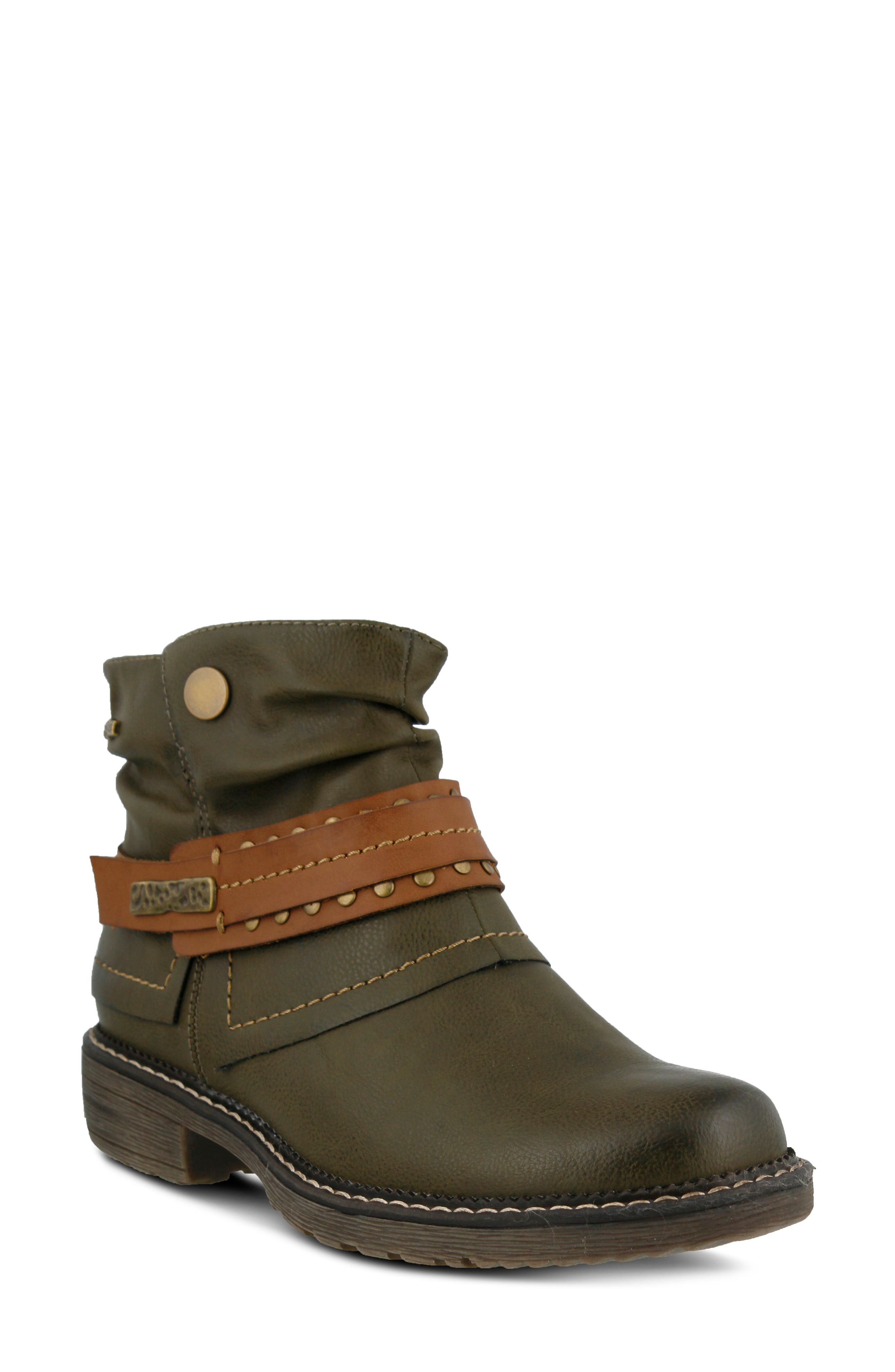 Spring Step Murna Bootie - Green