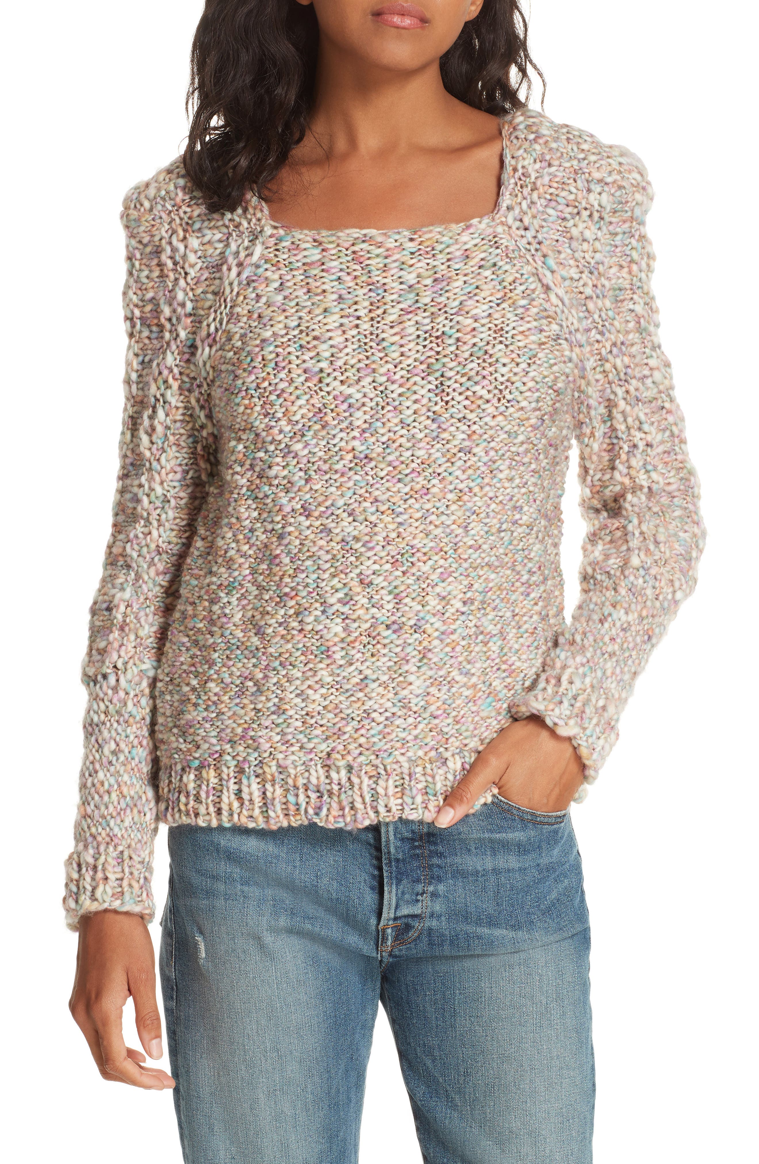 Mes Demoiselles Joplin Wool Sweater, Pink