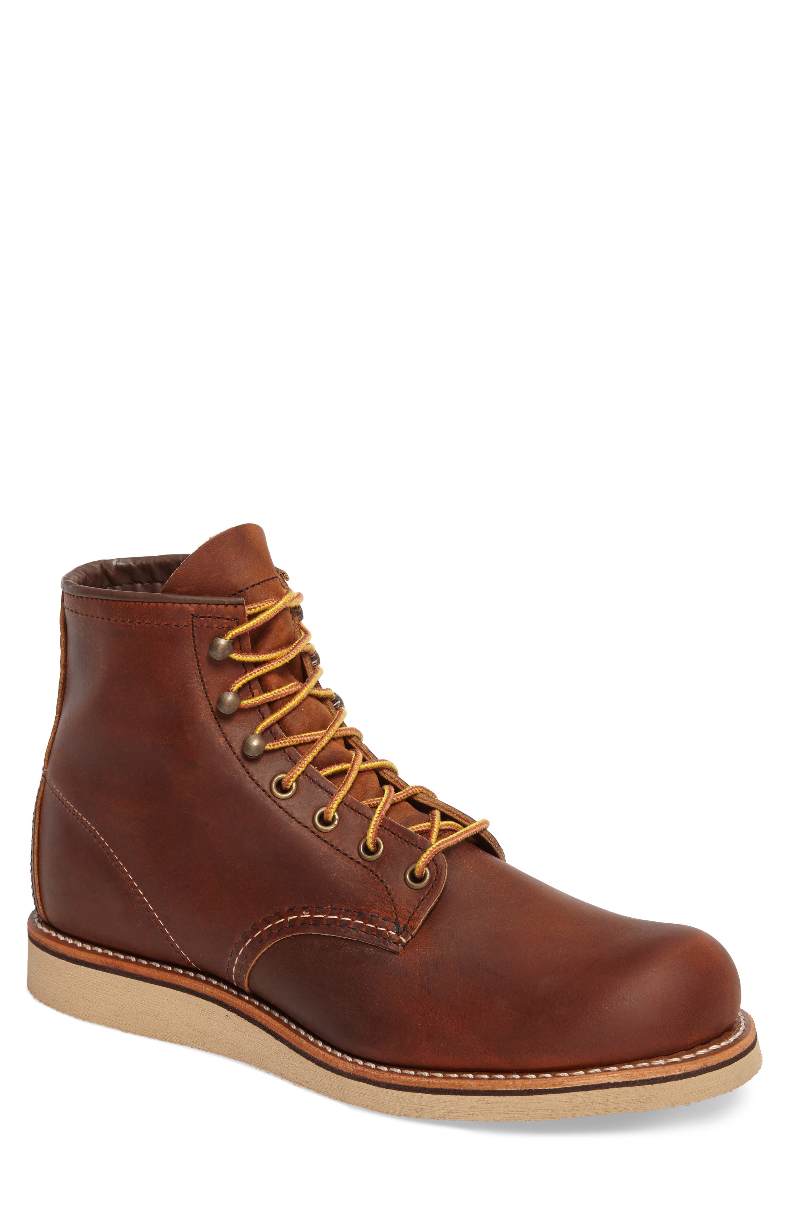 Red Wing Rover Plain Toe Boot, Brown
