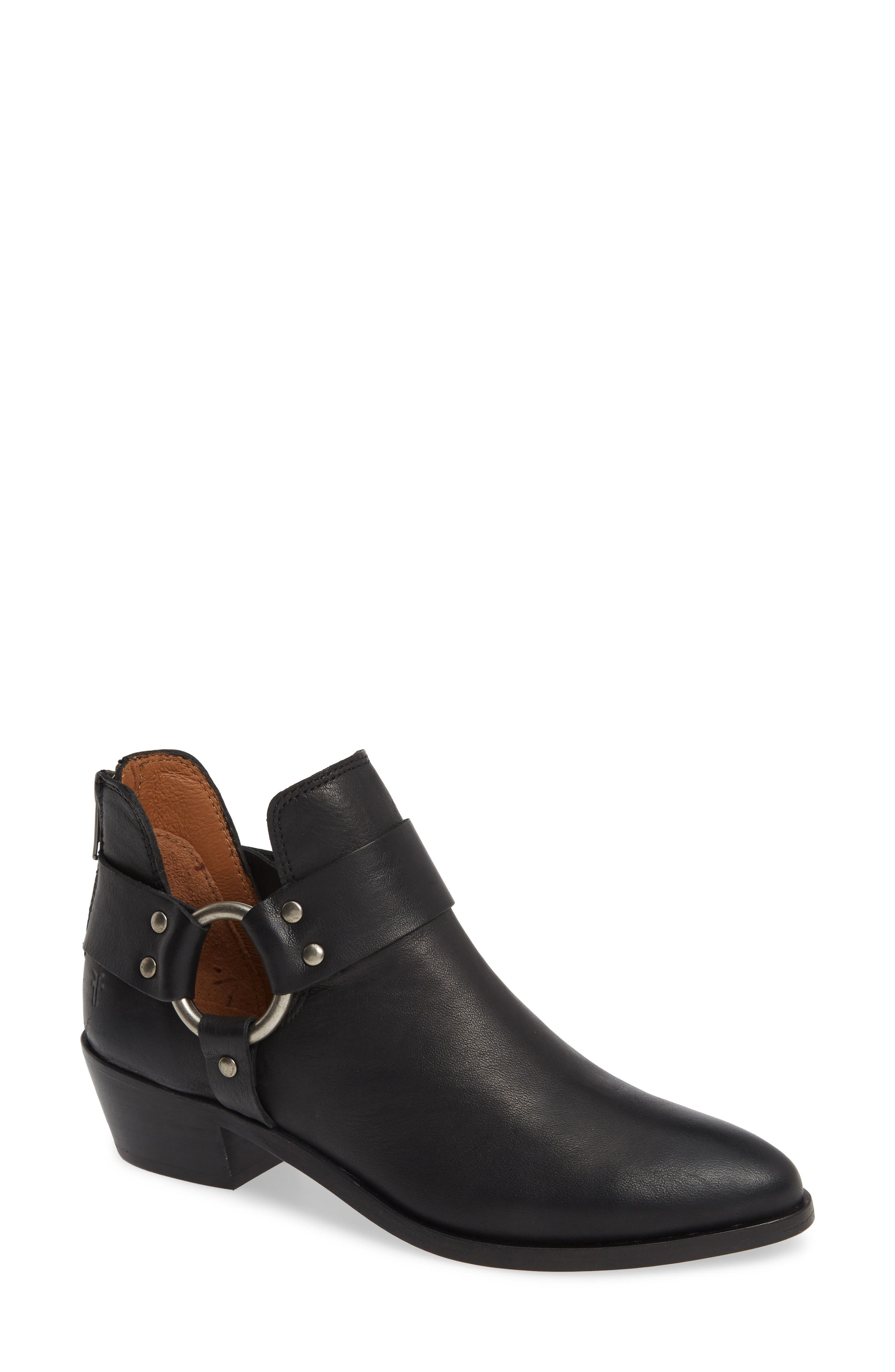 Frye Ray Low Harness Bootie- Black