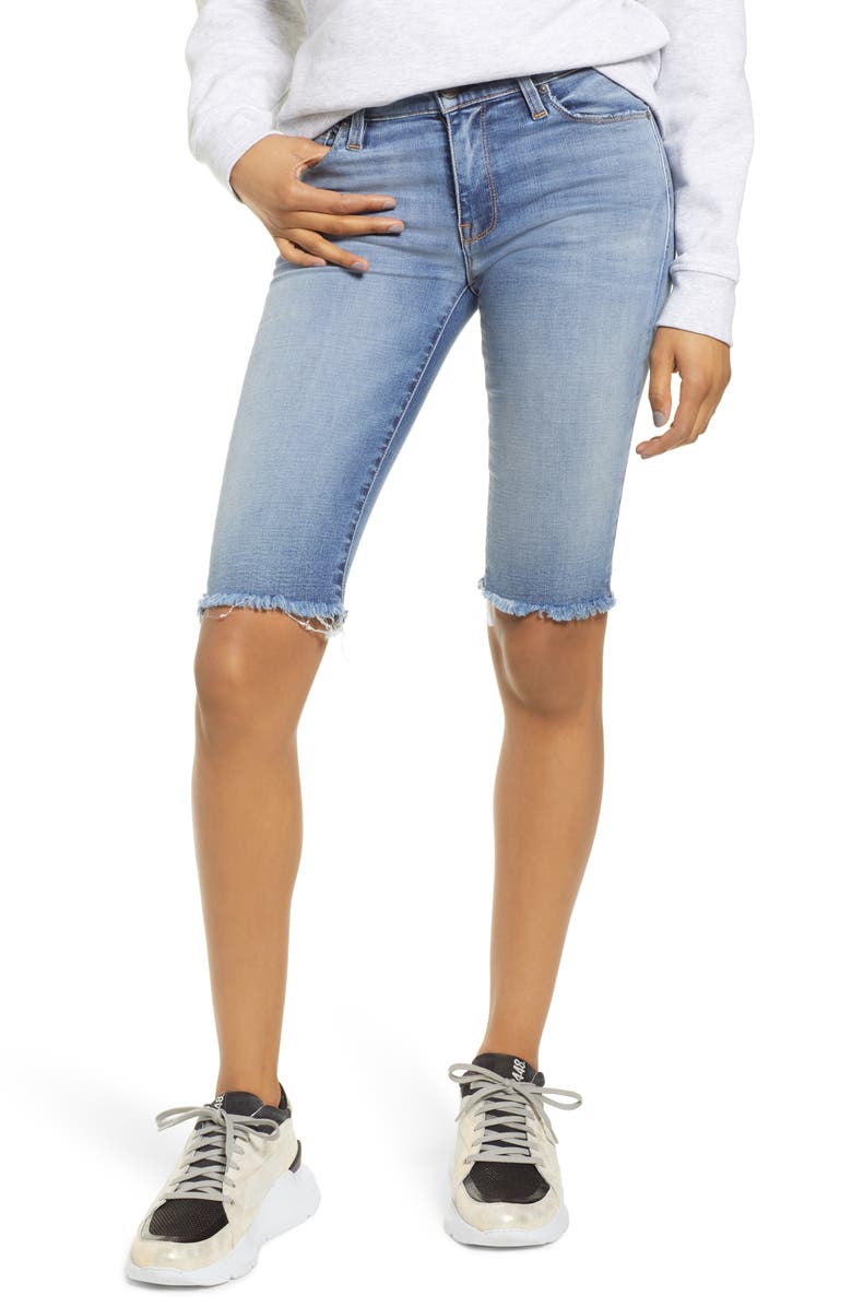 Hudson Shorts AMELIA KNEE LENGTH CUTOFF DENIM SHORTS