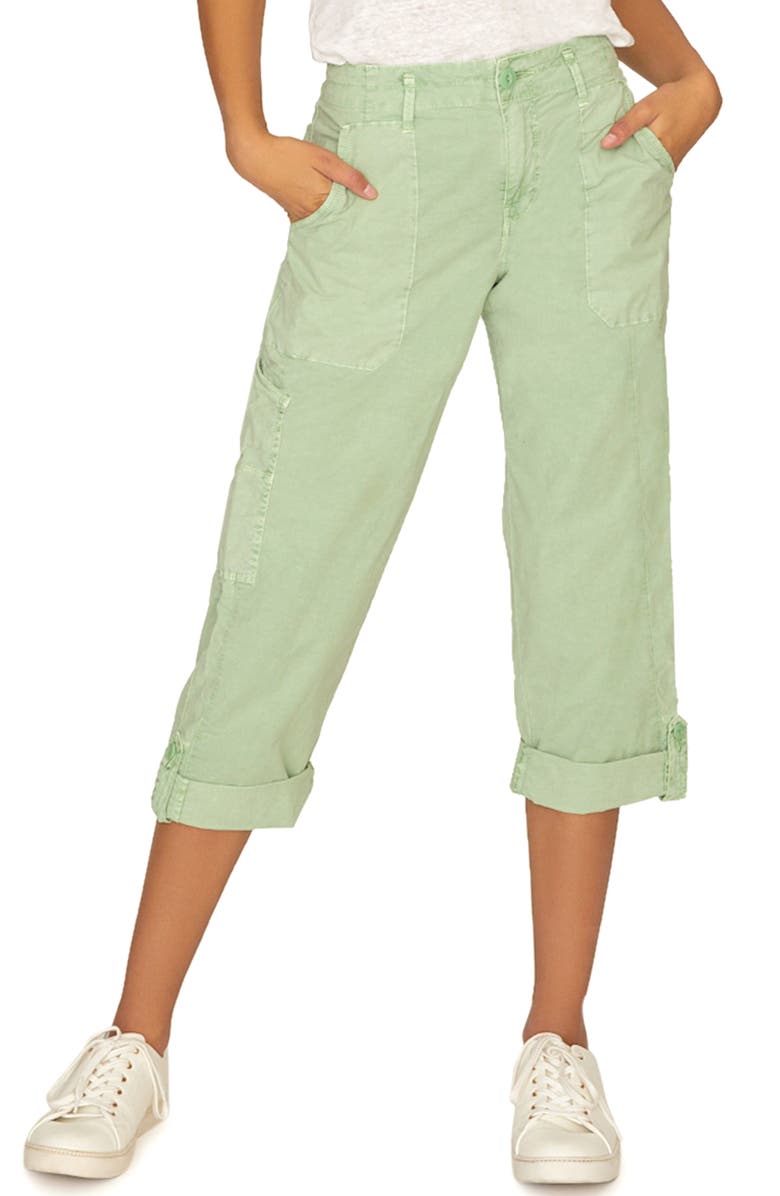 Sanctuary Pants EXPLORER PATCH POCKET CROP PANTS