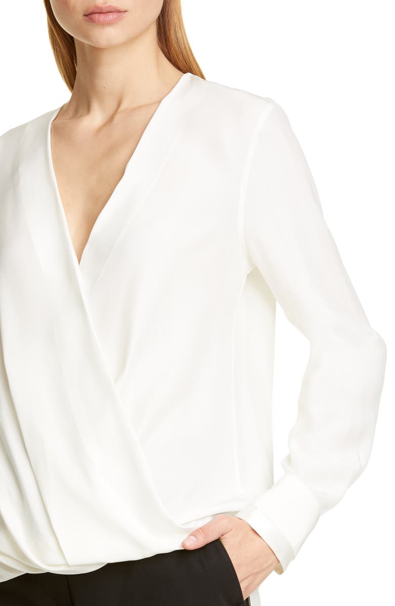 RAG & BONE VICTOR SILK BLOUSE,W292A477B