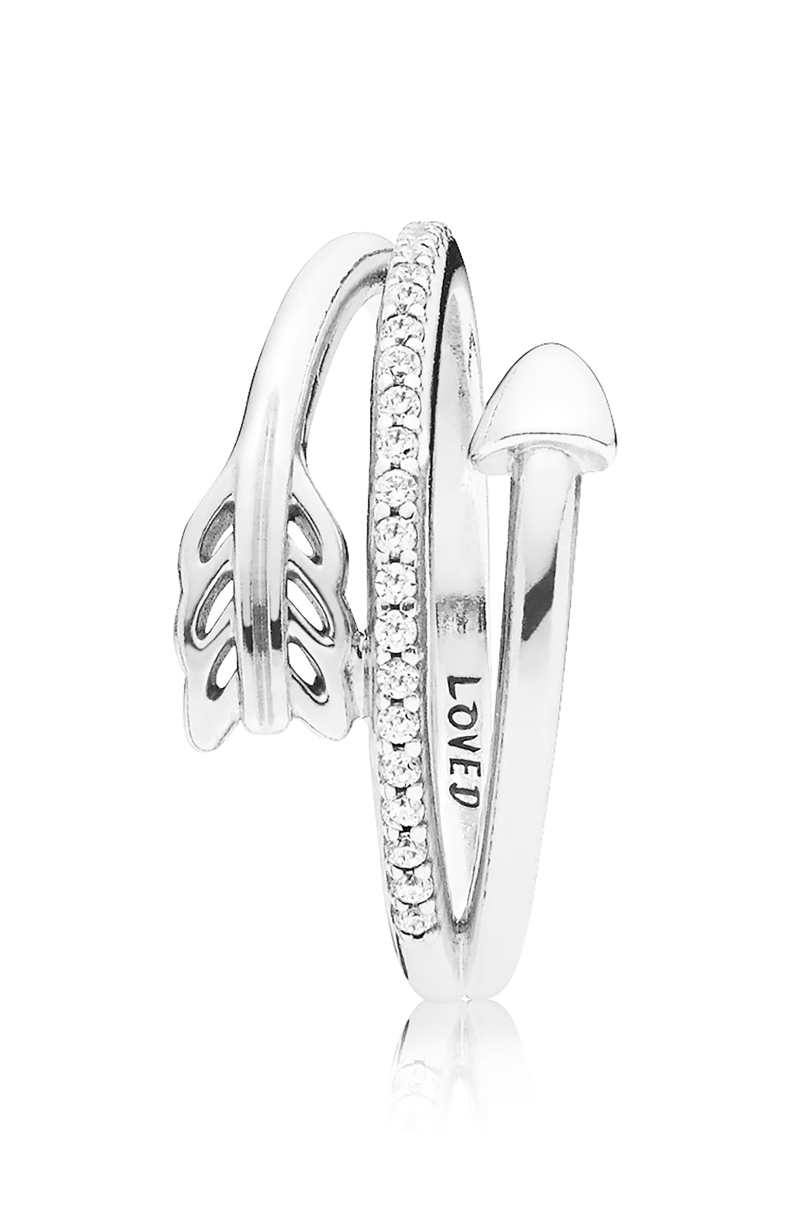 EAN 5700302745153 product image for Women's Pandora Sparkling Arrow Ring | upcitemdb.com