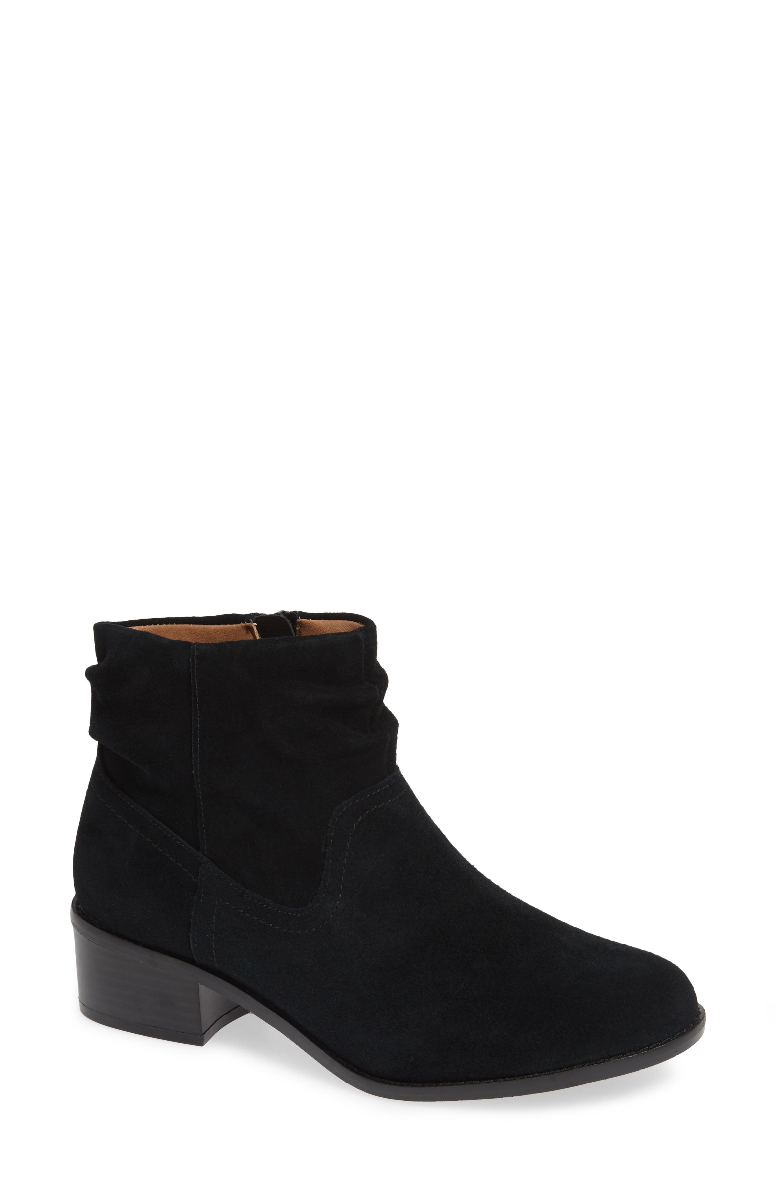 Vionic Kanela Low Slouchy Bootie- Black