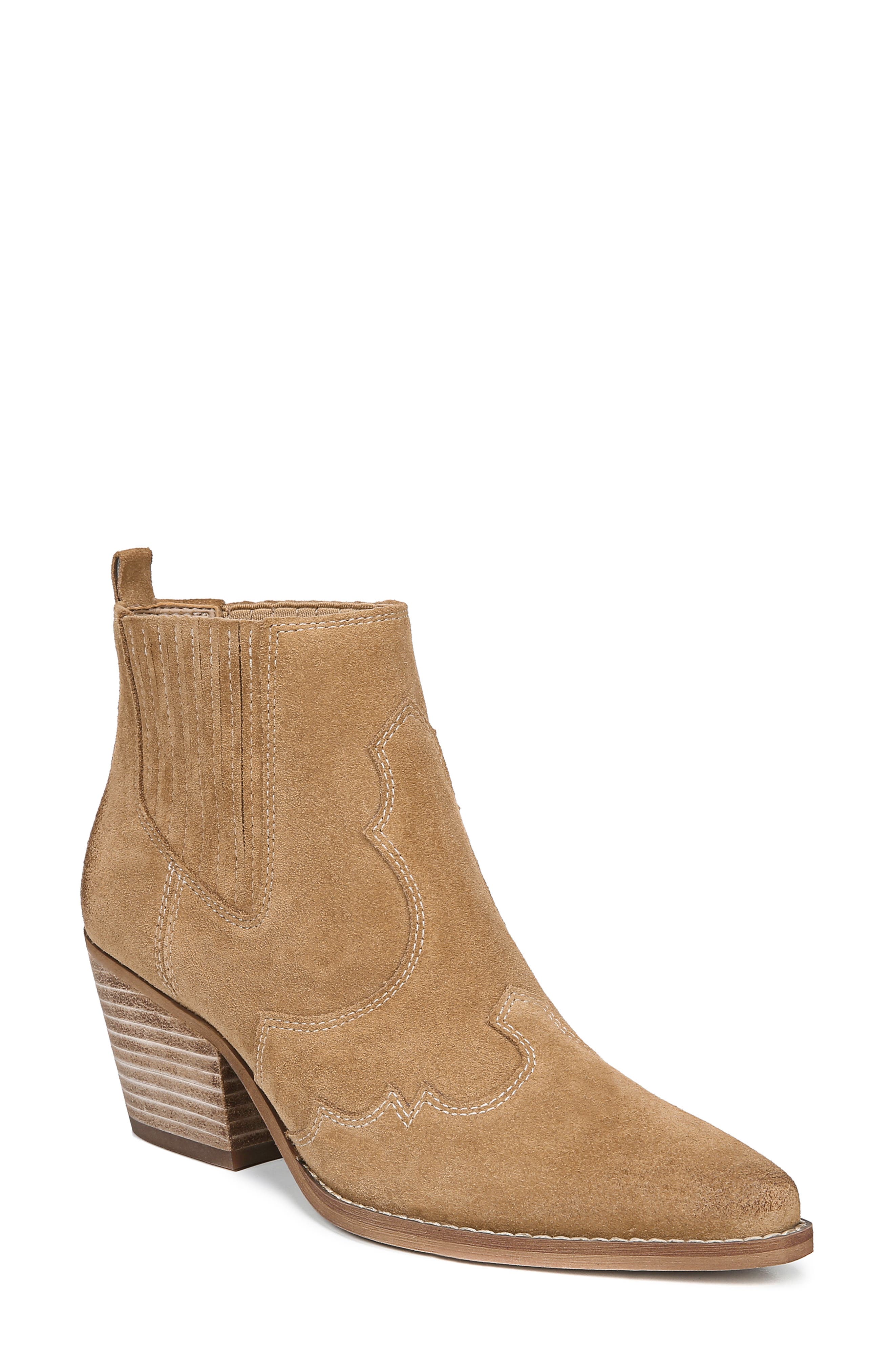 Sam Edelman Winona Genuine Calf Hair Bootie, Brown
