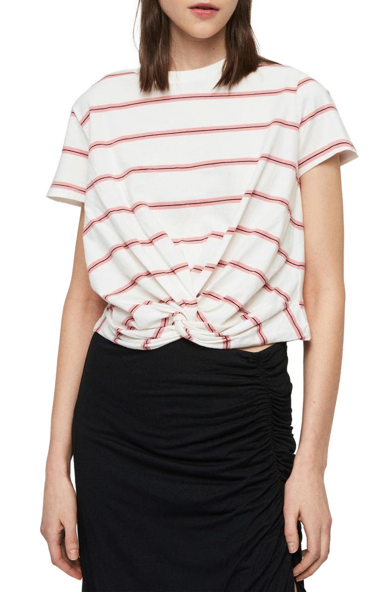 Allsaints Tops CARME DEVO TWIST HEM TEE