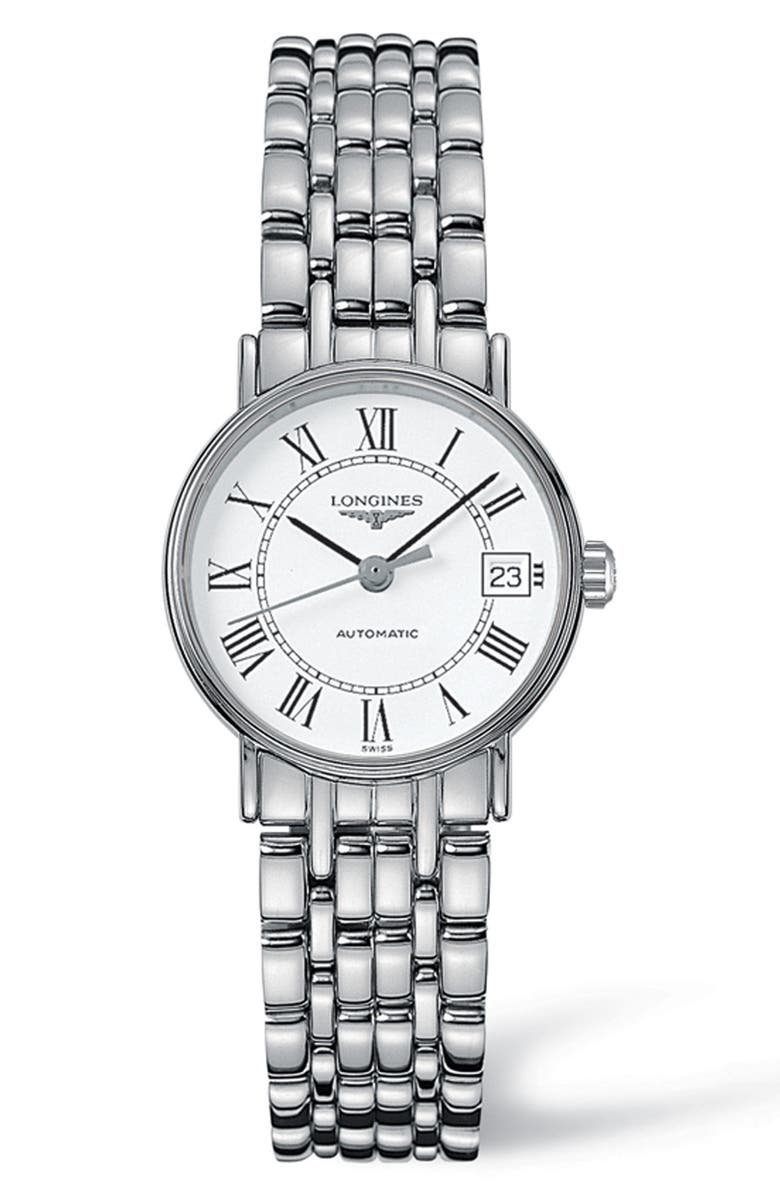 Longines Présence Automatic Bracelet Watch, 25.5mm | Nordstrom