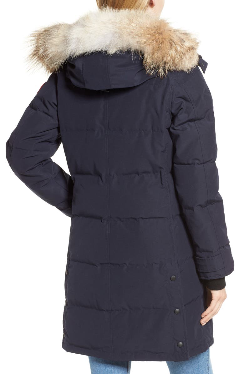 CANADA GOOSE SHELBURNE GENUINE COYOTE FUR TRIM DOWN PARKA,3802L