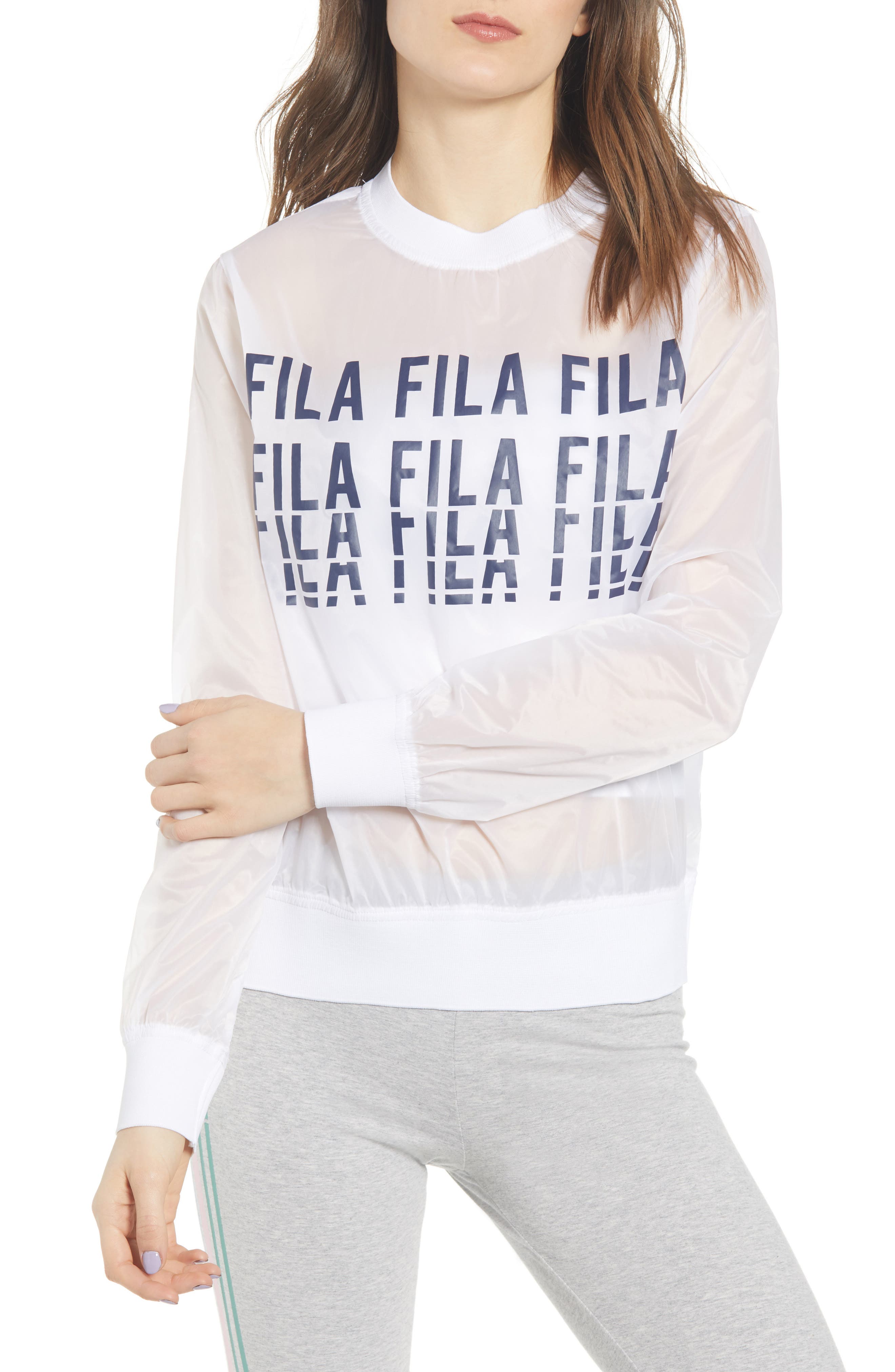 Fila Sol Sheer Woven Sweatshirt