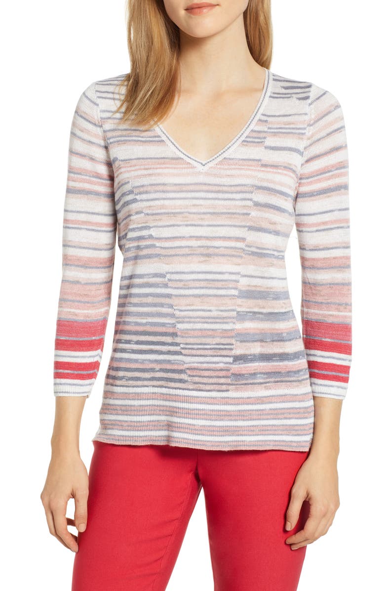 Nic+zoe Tops SKYLINE STRIPE TOP