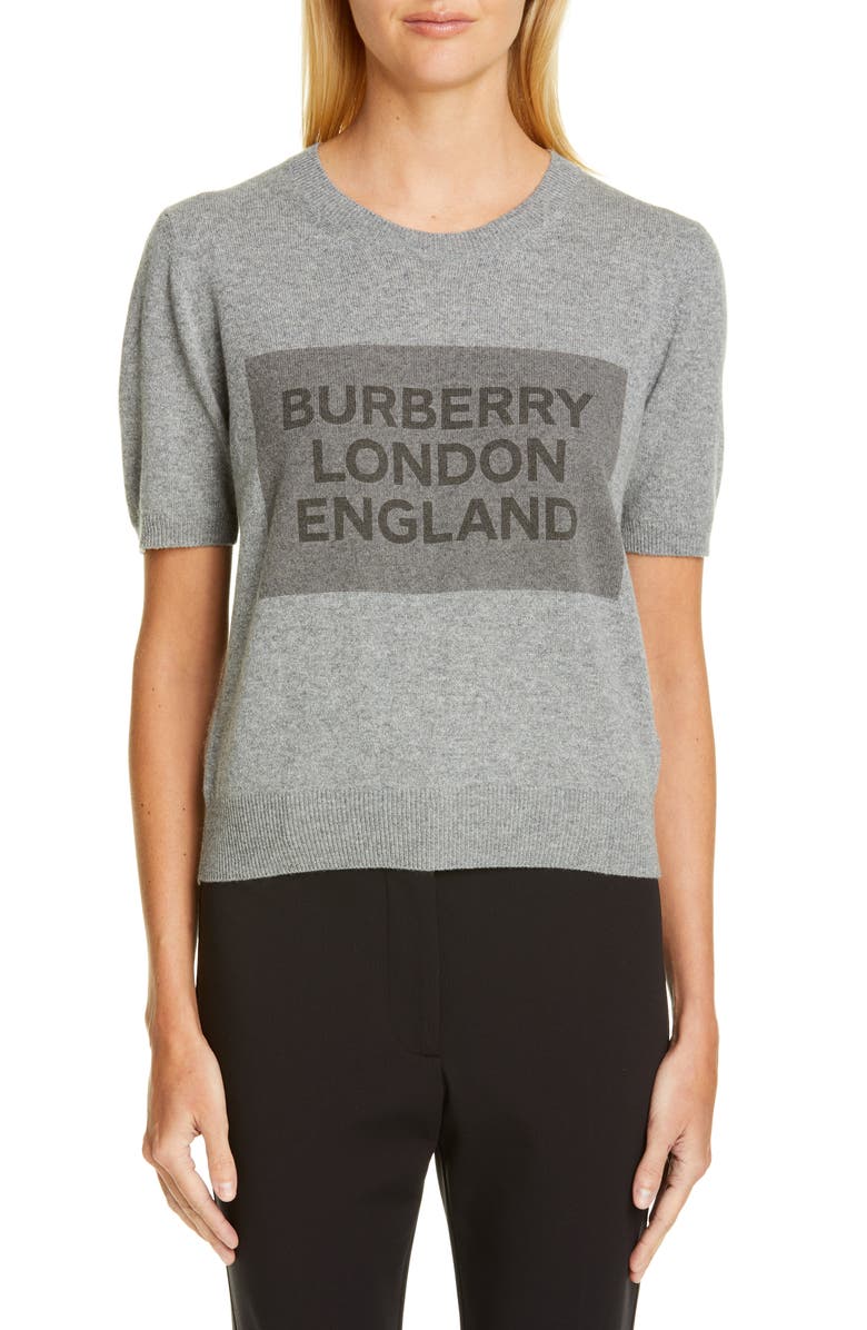 BURBERRY LOGO CASHMERE SWEATER,4548331